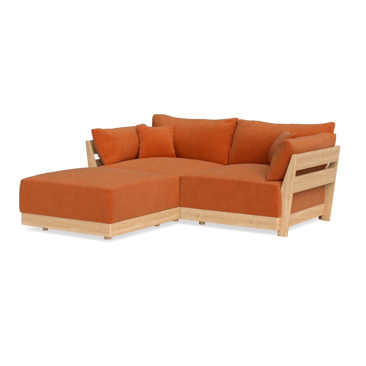 Slipcover Only - Modular Bondi 2-Seater Sectional in Terracotta
