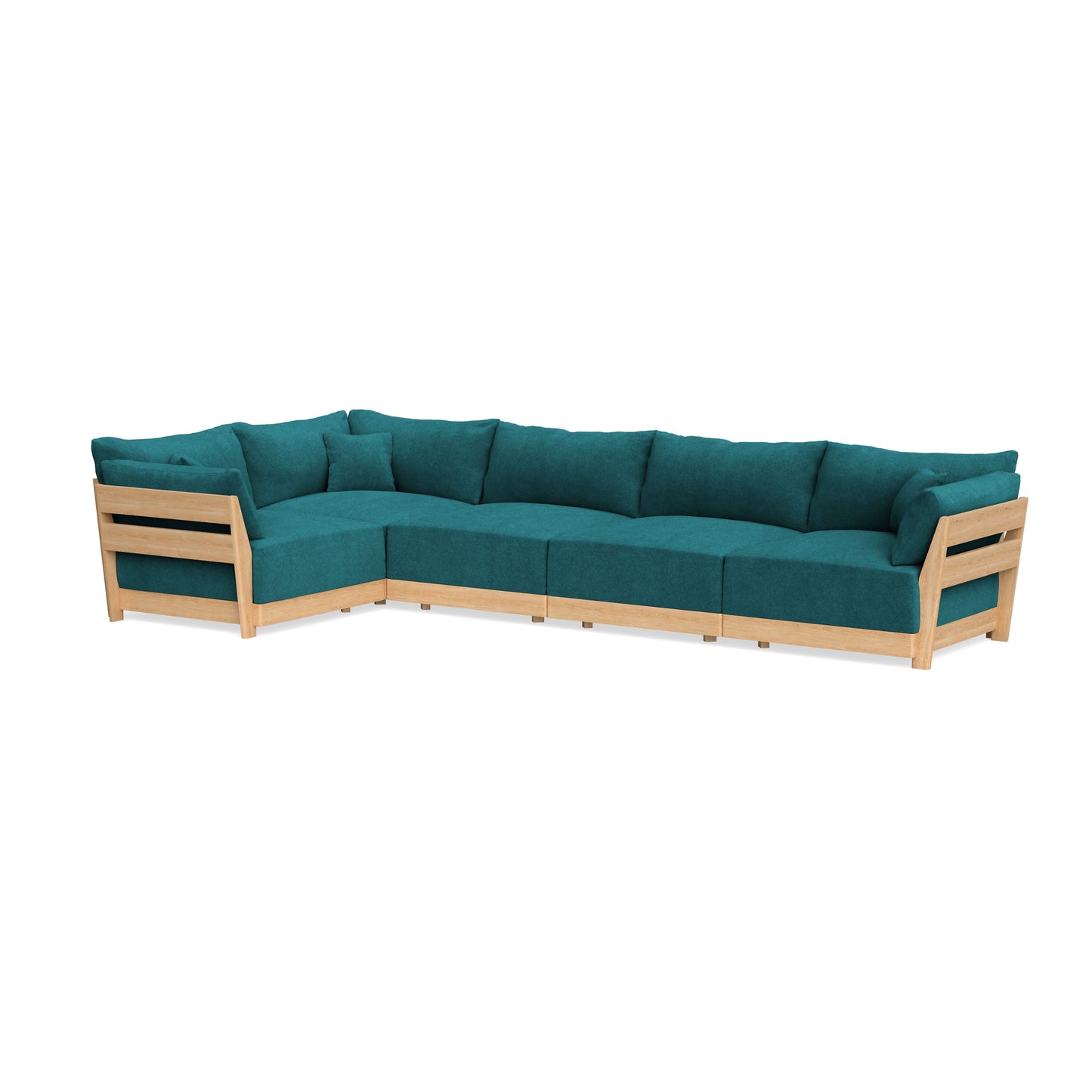 Slipcover Only - Modular Bondi 5-Seater L-Sectional in Ocean