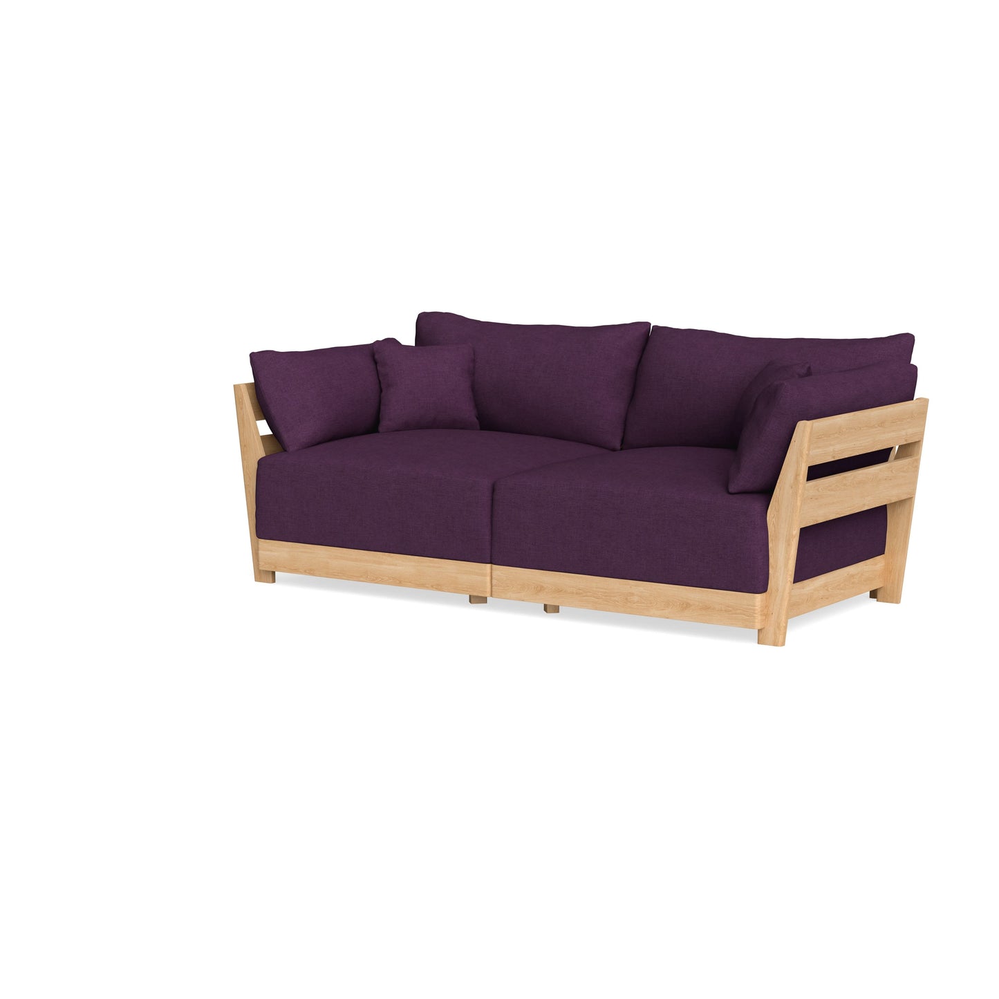 Slipcover Only - Modular Bondi 2-Seater Sofa in Aubergine