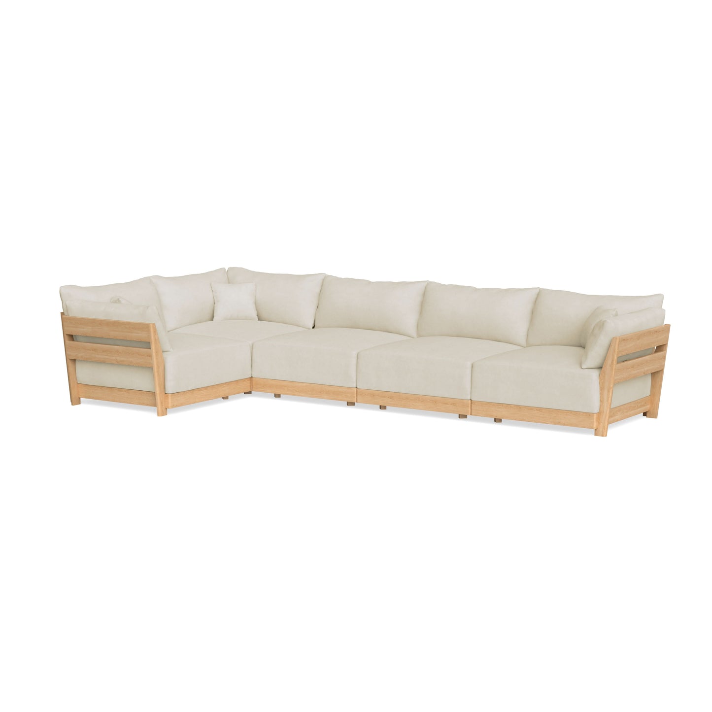 Slipcover Only - Modular Bondi 5-Seater L-Sectional in Mascarpone