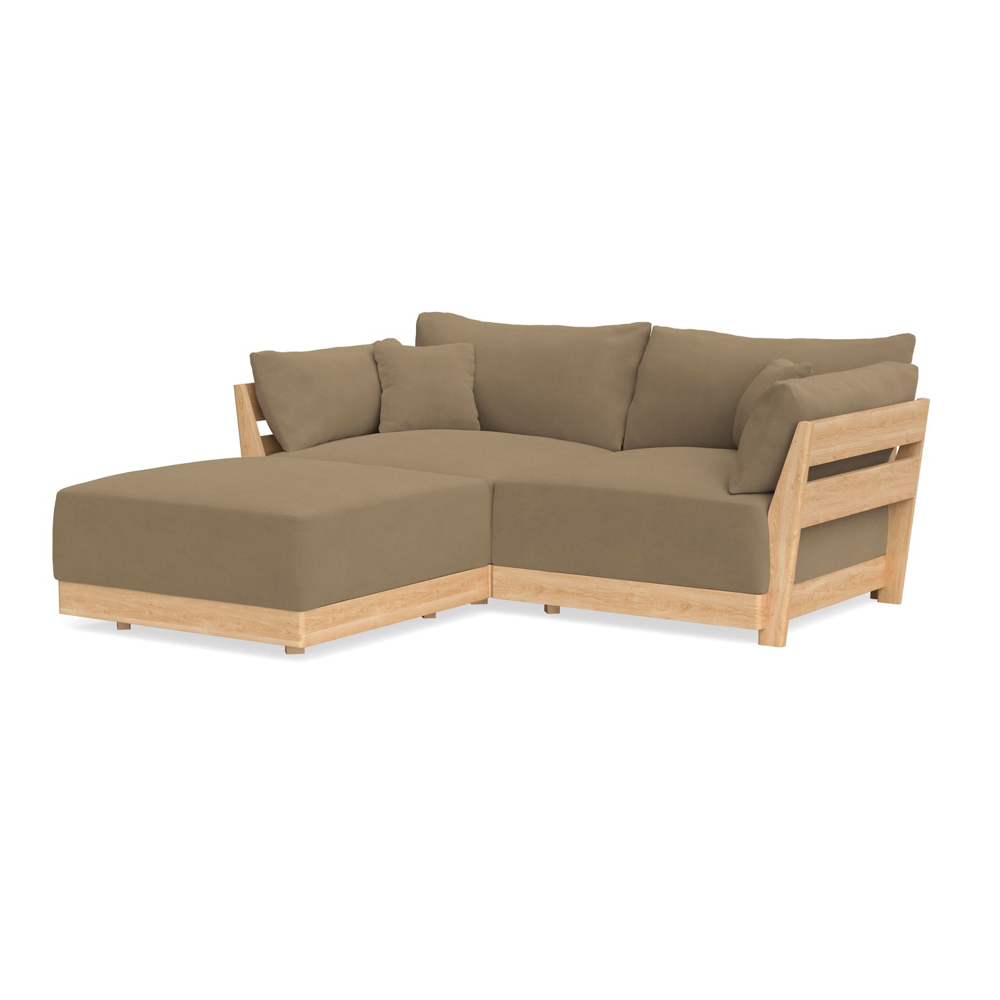 Slipcover Only - Modular Bondi 2-Seater Sectional in Macchiato