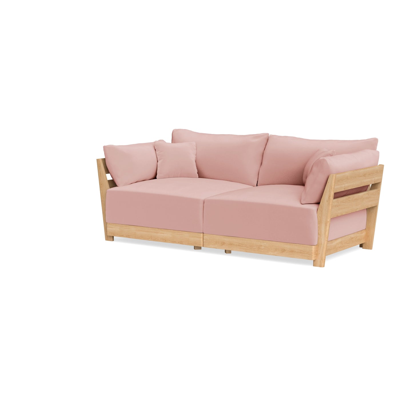 Slipcover Only - Modular Bondi 2-Seater Sofa in Powder Pink