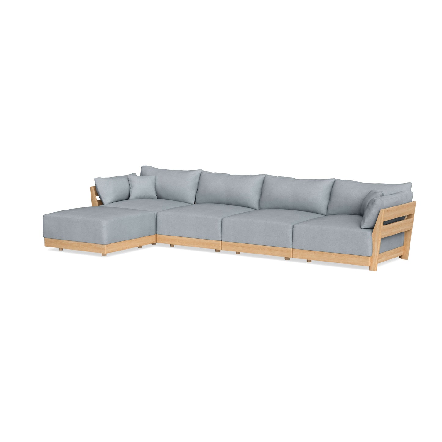 Slipcover Only - Modular Bondi 4-Seater Sectional in Ash