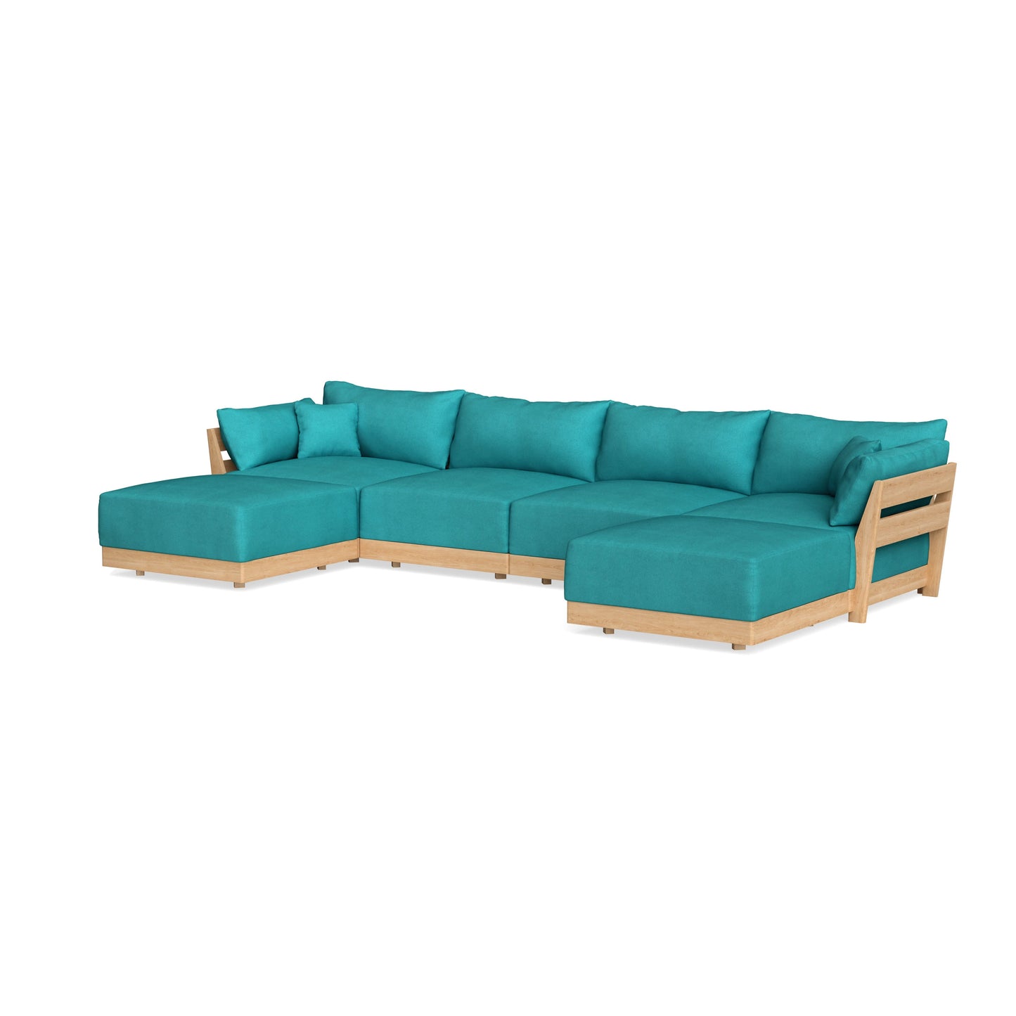 Slipcover Only - Modular Bondi 4-Seater U-Sectional in Pool
