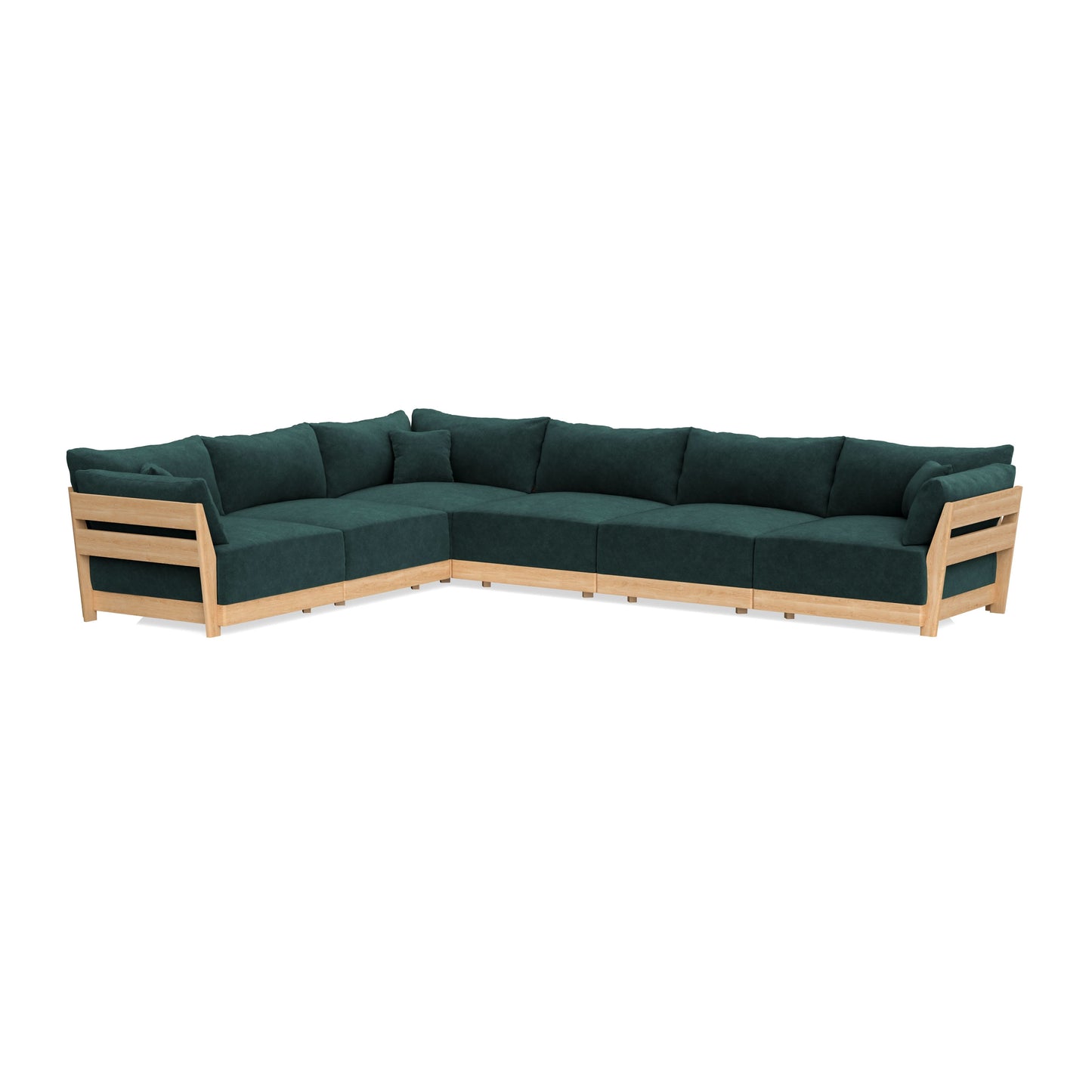 Slipcover Only - Modular Bondi 6-Seater Corner Sectional in Harbor Blue