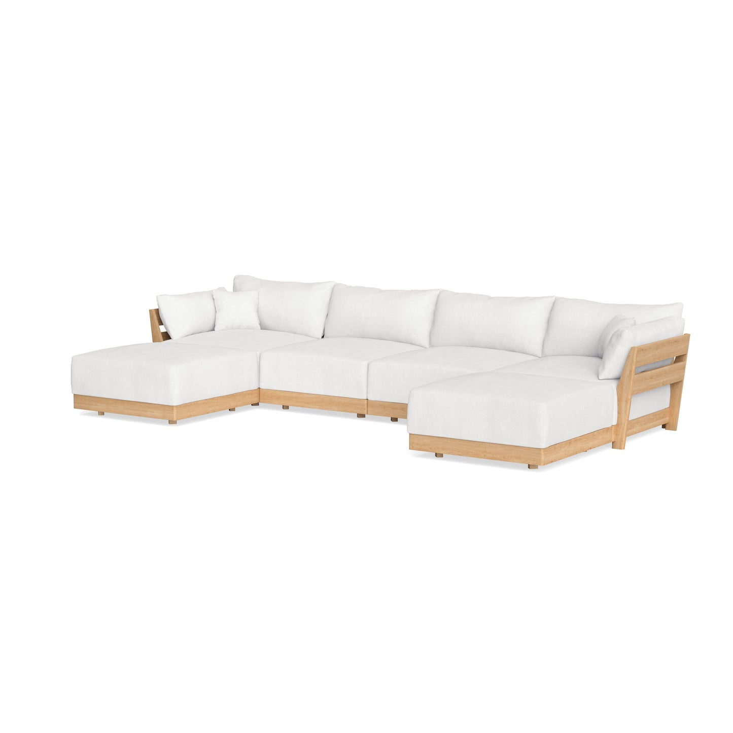 Slipcover Only - Modular Bondi 4-Seater U-Sectional in Snow