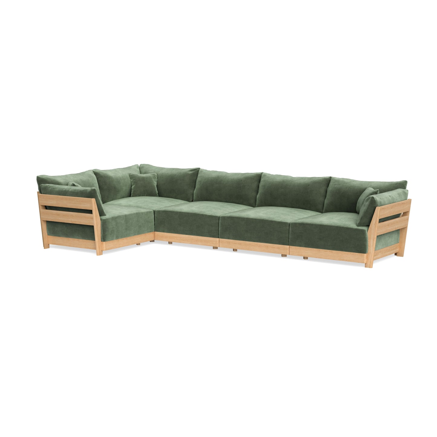 Slipcover Only - Modular Bondi 5-Seater L-Sectional in Rosemary