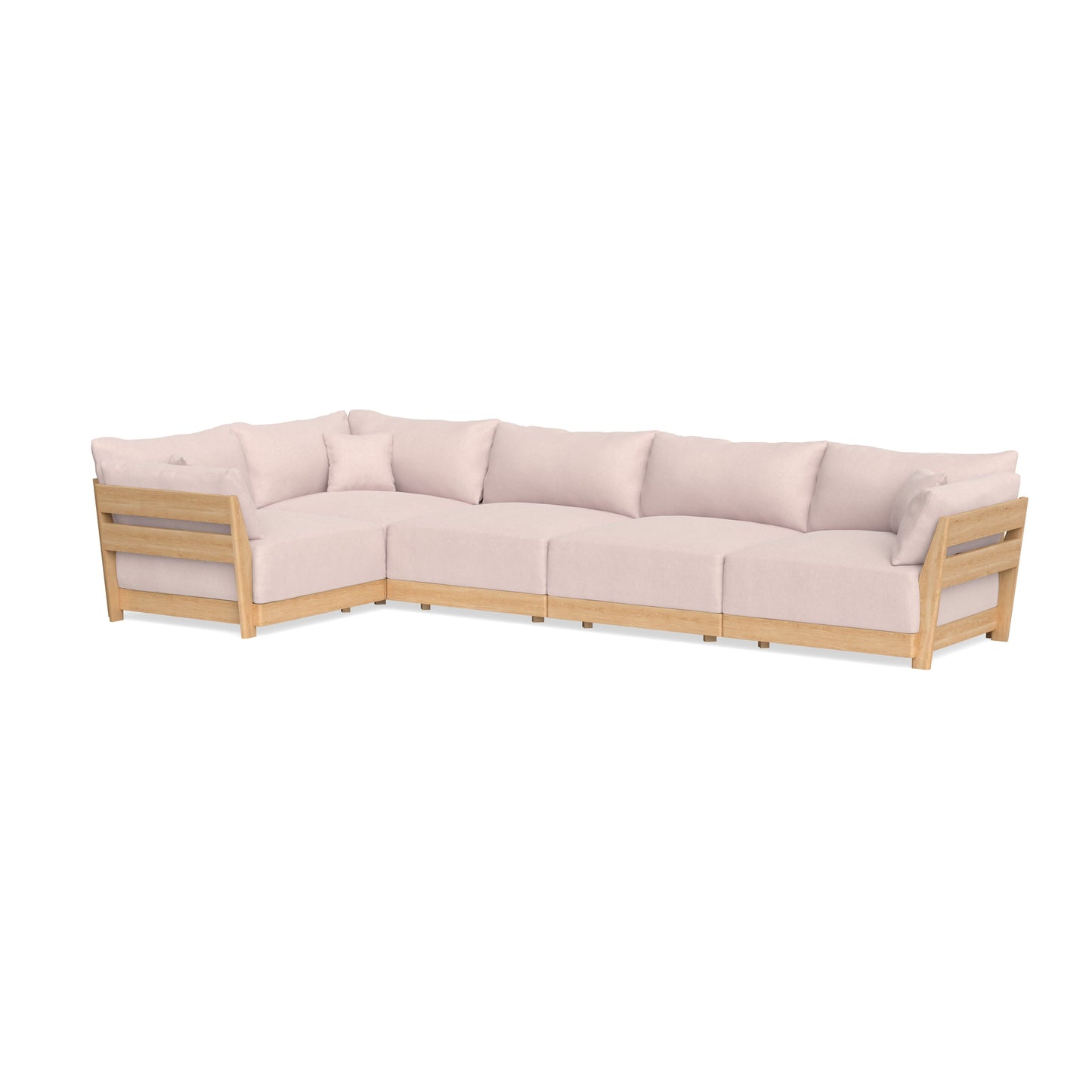 Slipcover Only - Modular Bondi 5-Seater L-Sectional in Peony