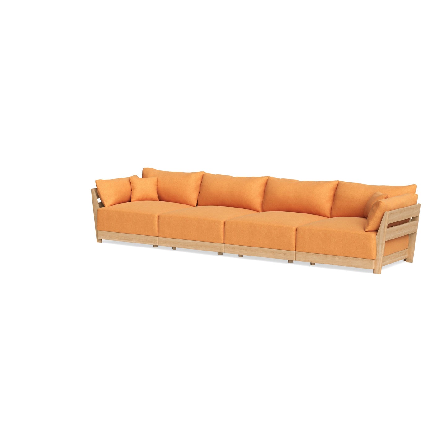 Slipcover Only - Modular Bondi 4-Seater Sofa in Tangerine
