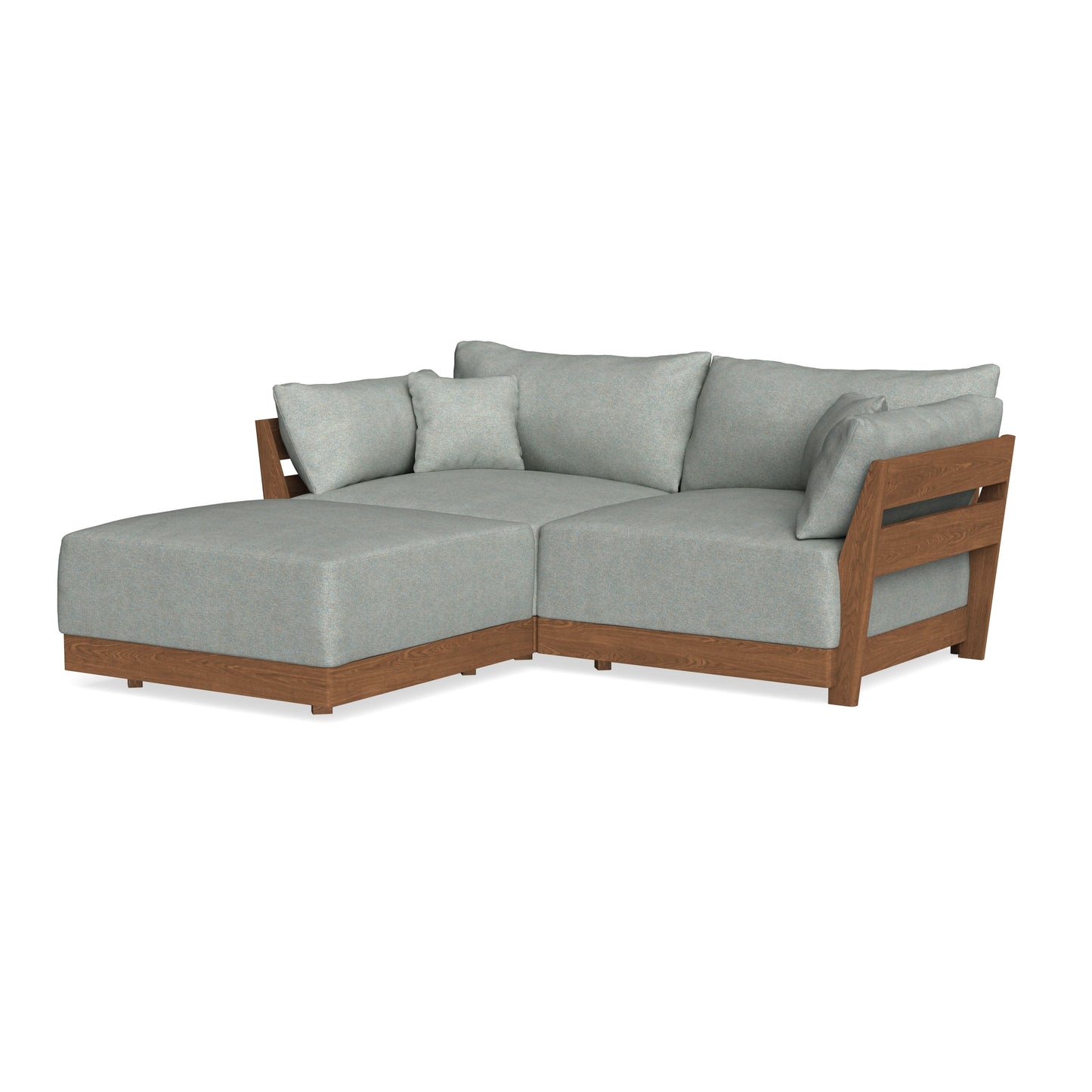 Modular Bondi Espresso 2-Seater Sectional in Spa | Classic Blend