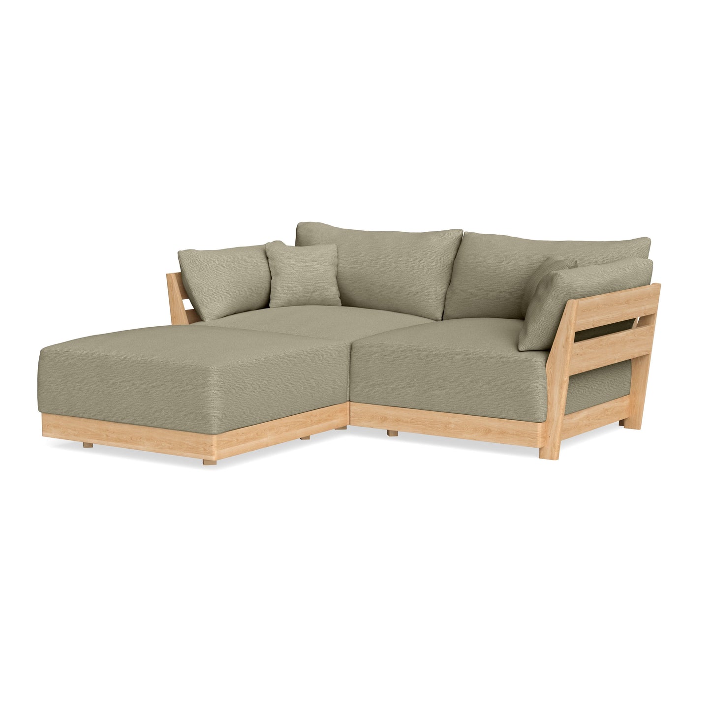 Slipcover Only - Modular Bondi 2-Seater Sectional in Cappuccino