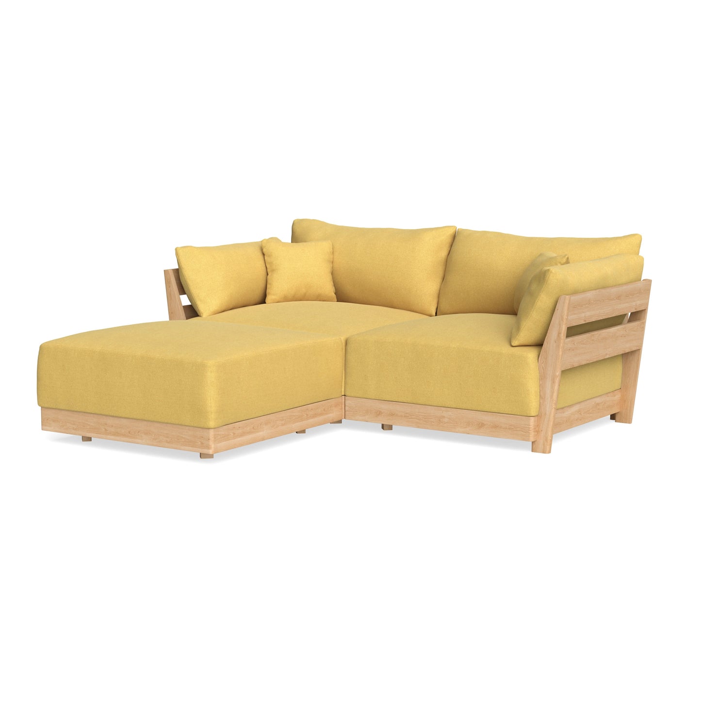 Slipcover Only - Modular Bondi 2-Seater Sectional in Goldenrod