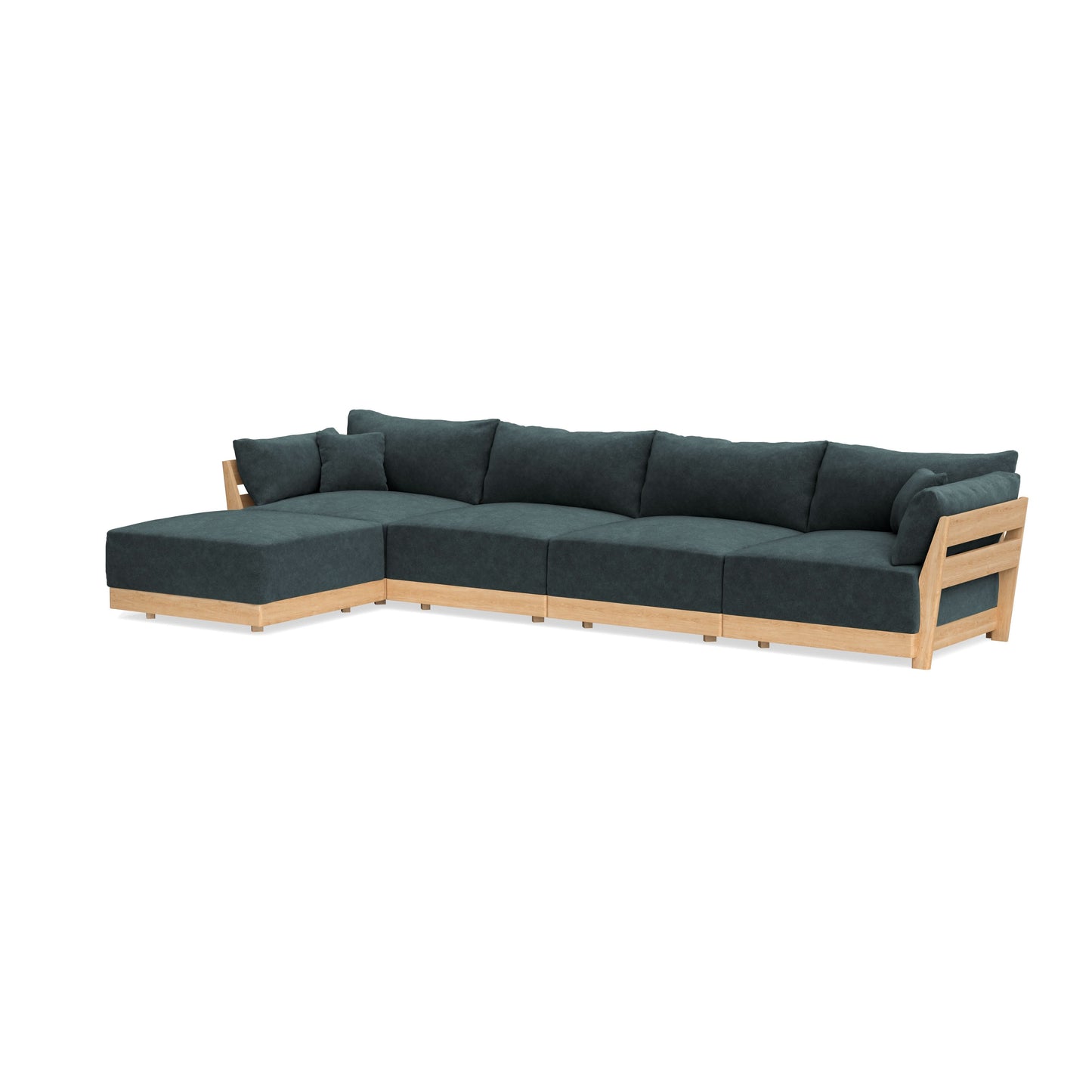 Slipcover Only - Modular Bondi 4-Seater Sectional in Nightfall