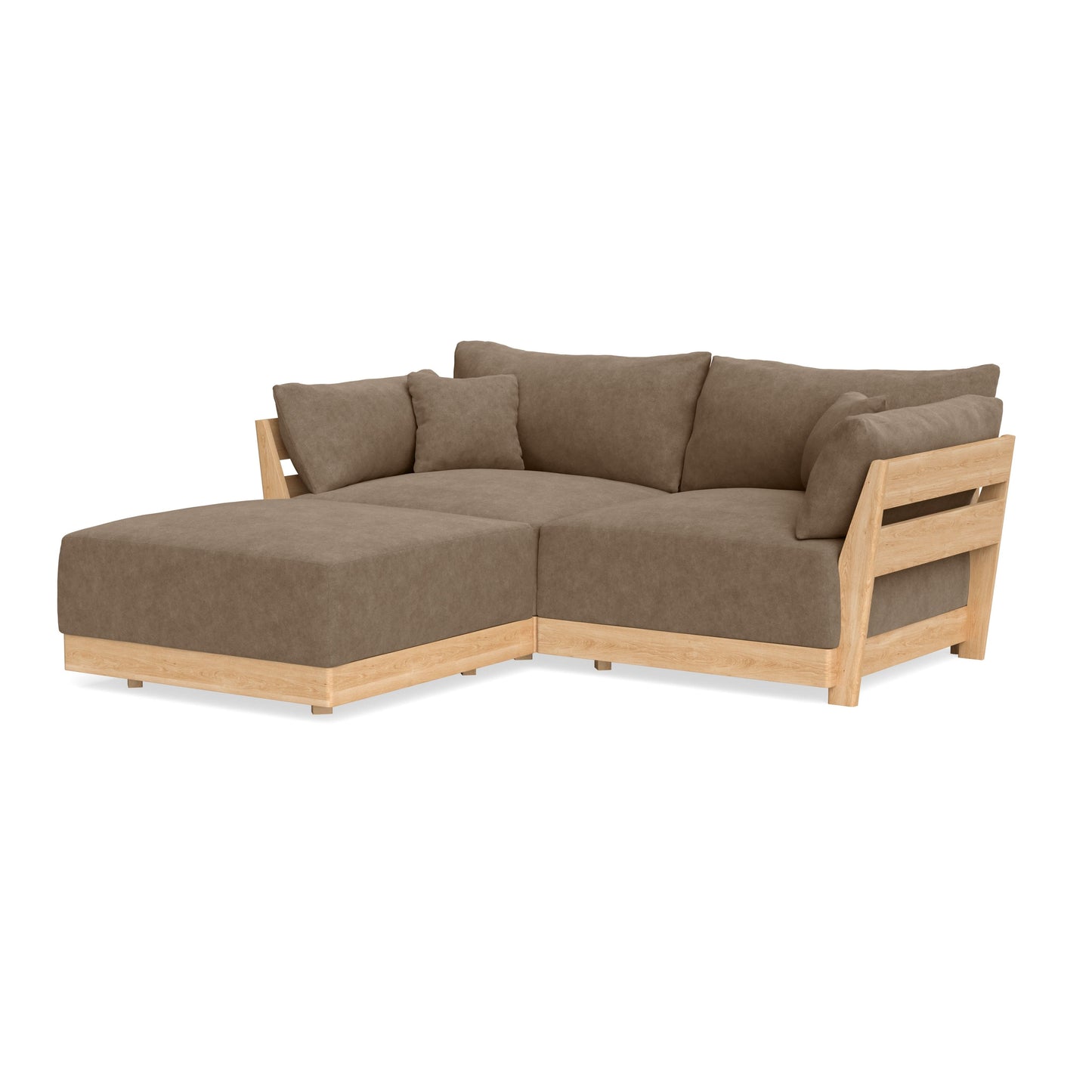 Slipcover Only - Modular Bondi 2-Seater Sectional in Coffee