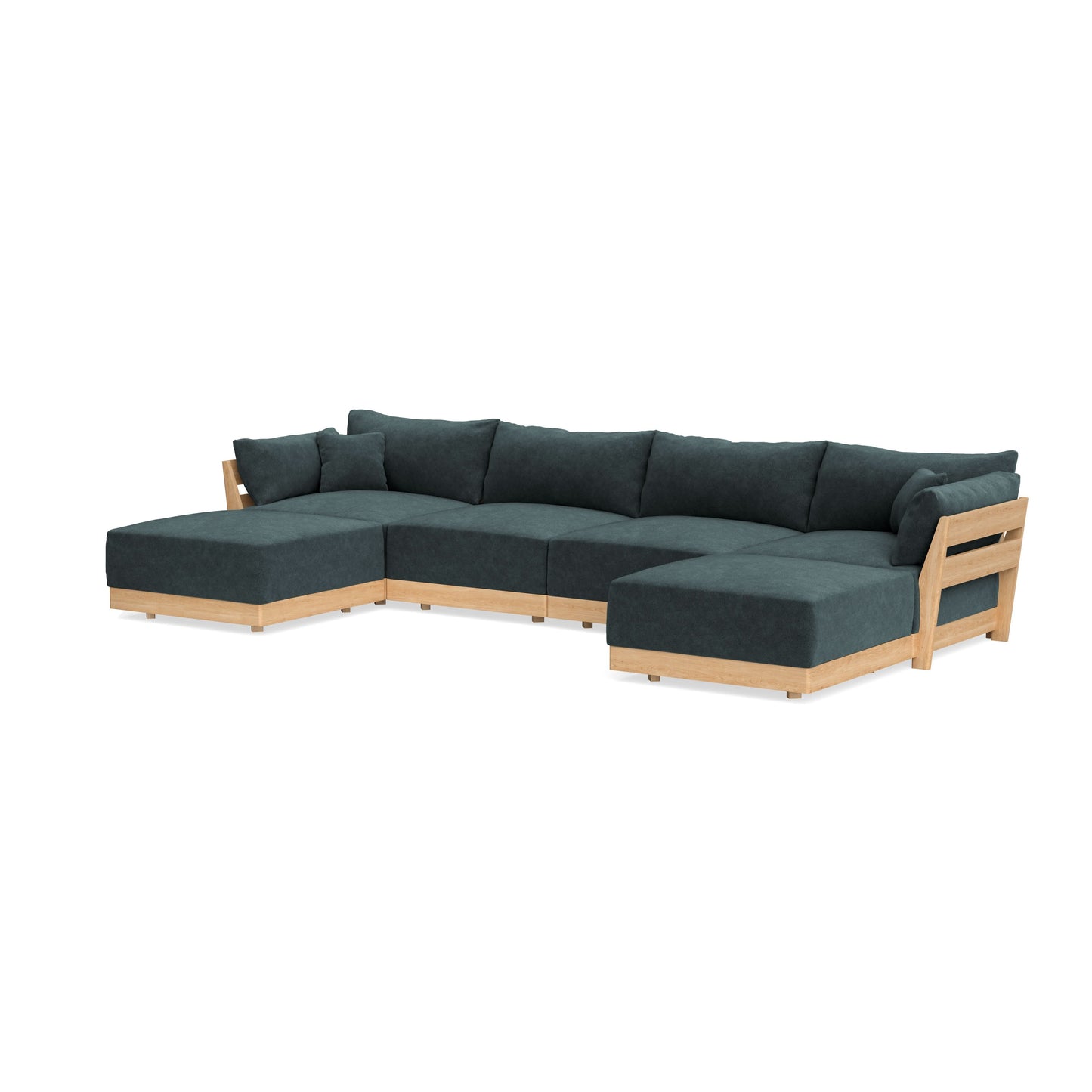 Slipcover Only - Modular Bondi 4-Seater U-Sectional in Nightfall