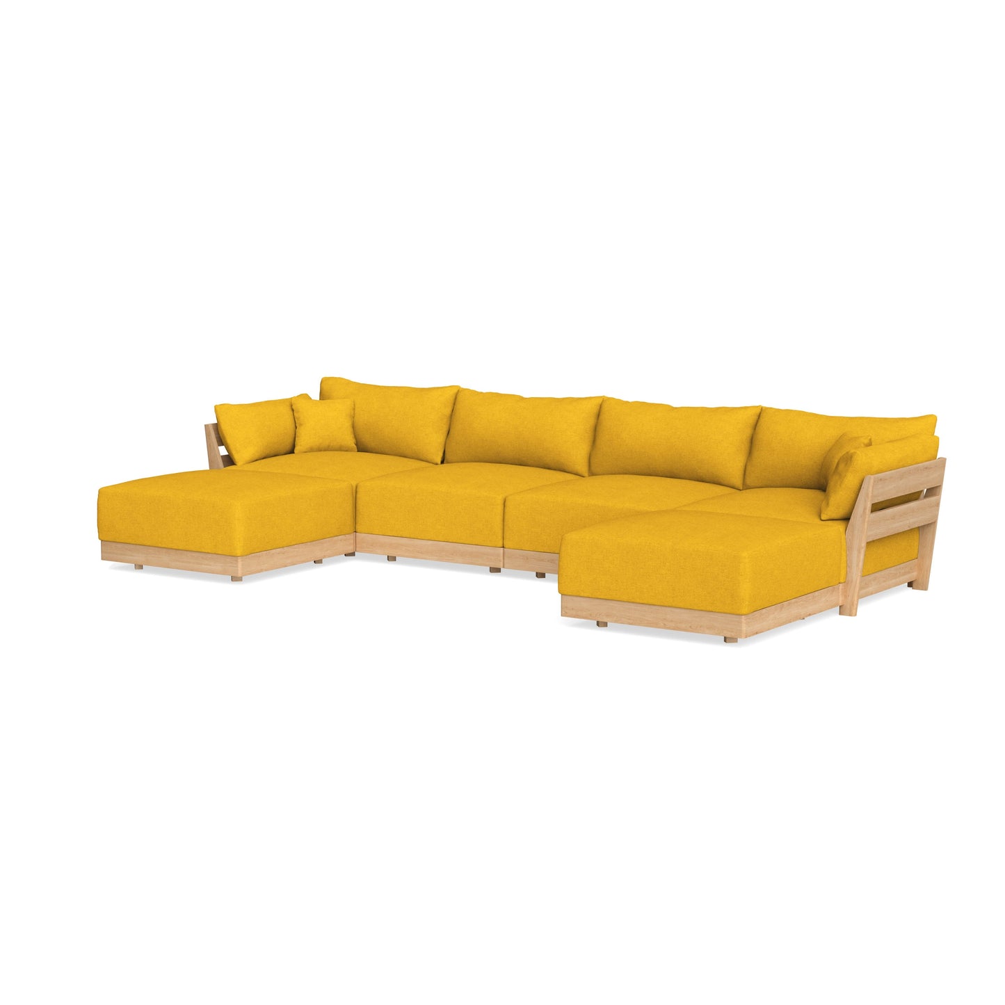 Slipcover Only - Modular Bondi 4-Seater U-Sectional in Sunflower