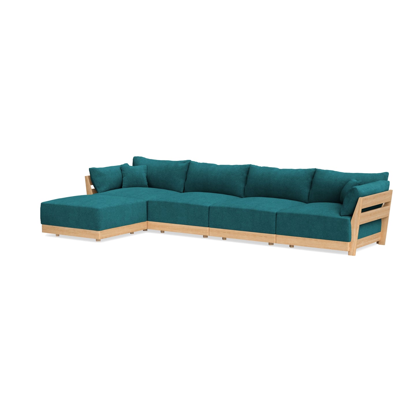 Slipcover Only - Modular Bondi 4-Seater Sectional in Ocean