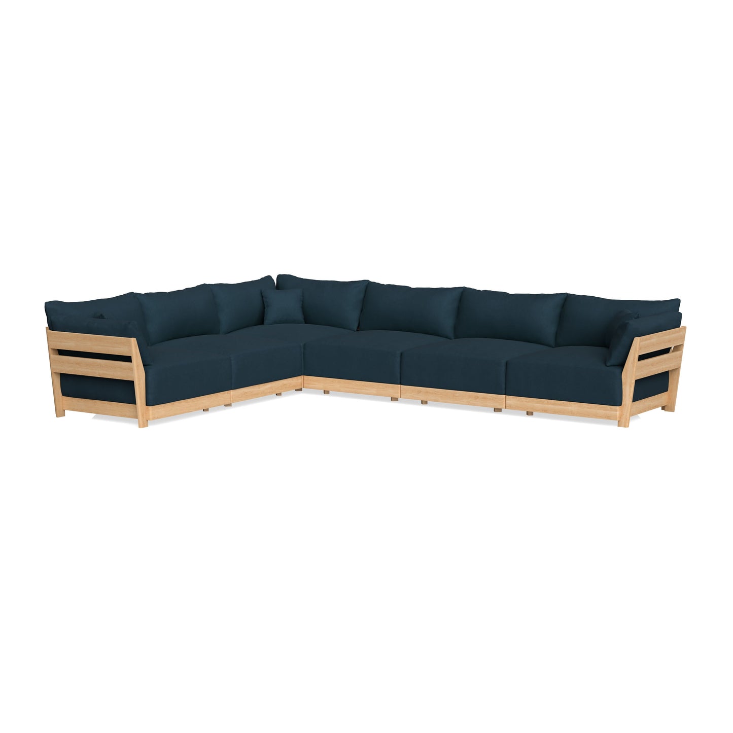 Slipcover Only - Modular Bondi 6-Seater Corner Sectional in Navy Blue
