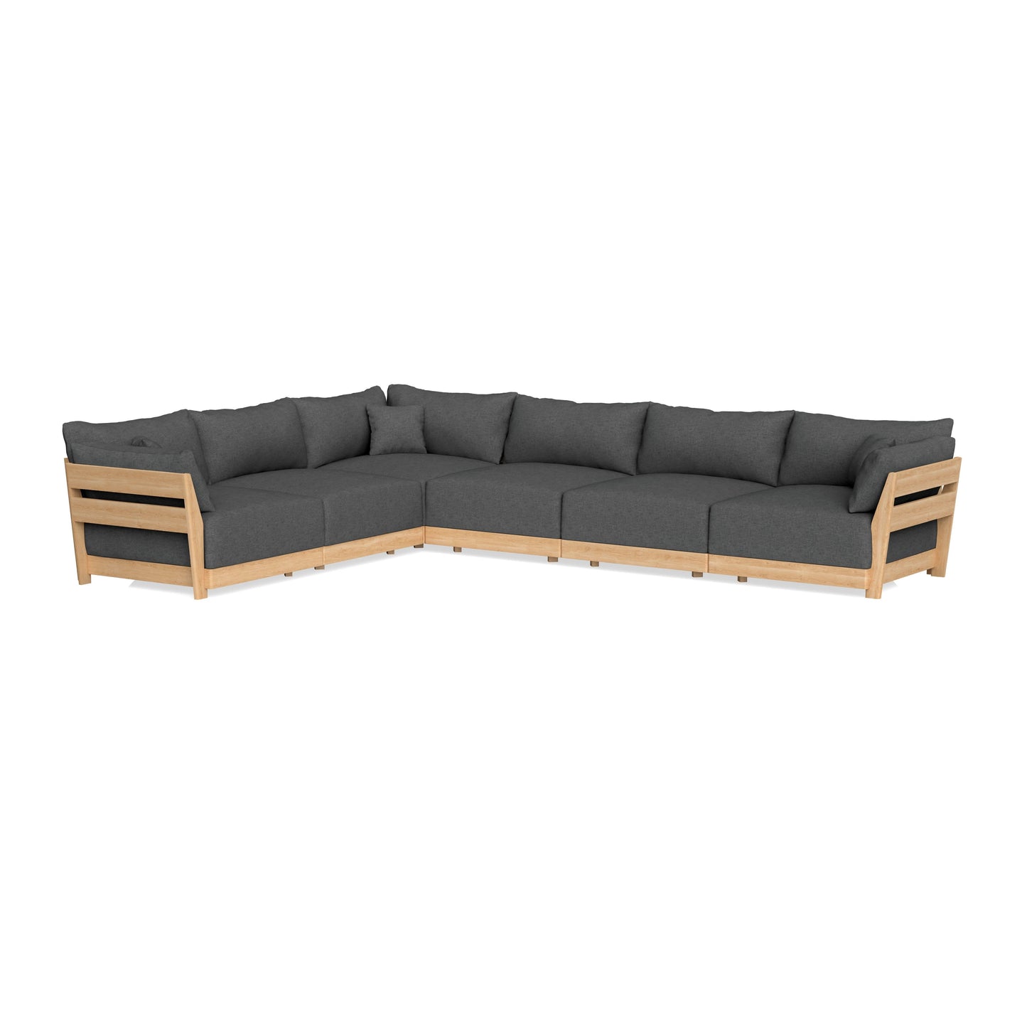 Slipcover Only - Modular Bondi 6-Seater Corner Sectional in Pebble