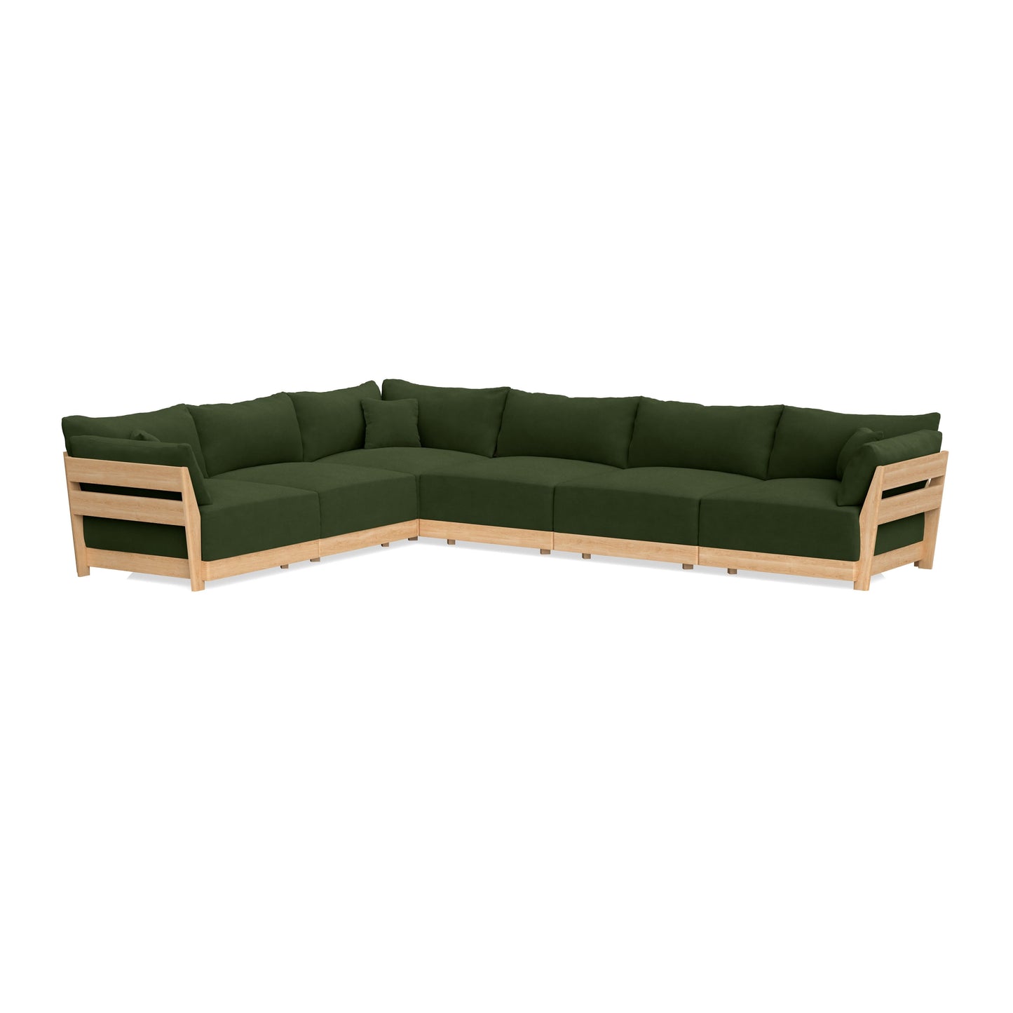 Slipcover Only - Modular Bondi 6-Seater Corner Sectional in Tuscan Green