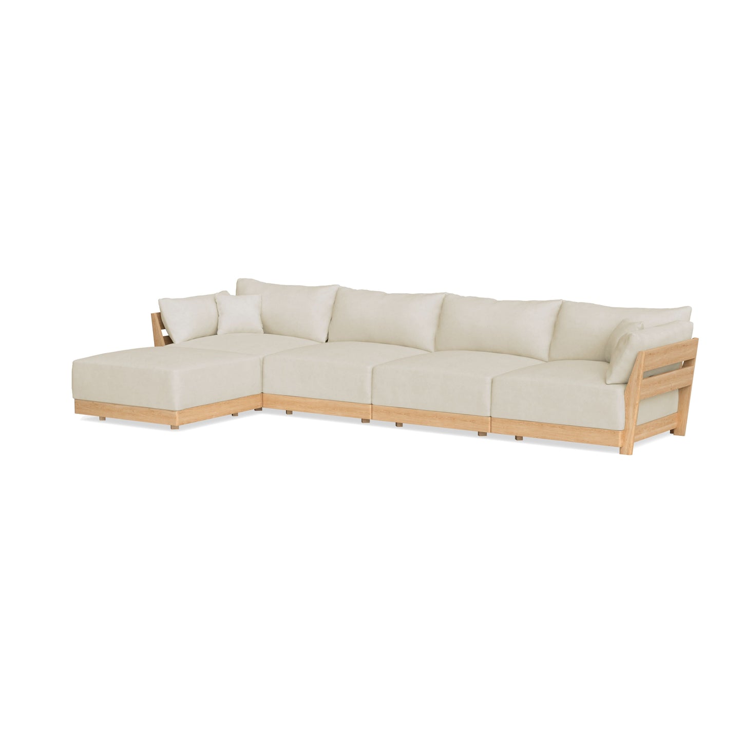 Slipcover Only - Modular Bondi 4-Seater Sectional in Mascarpone