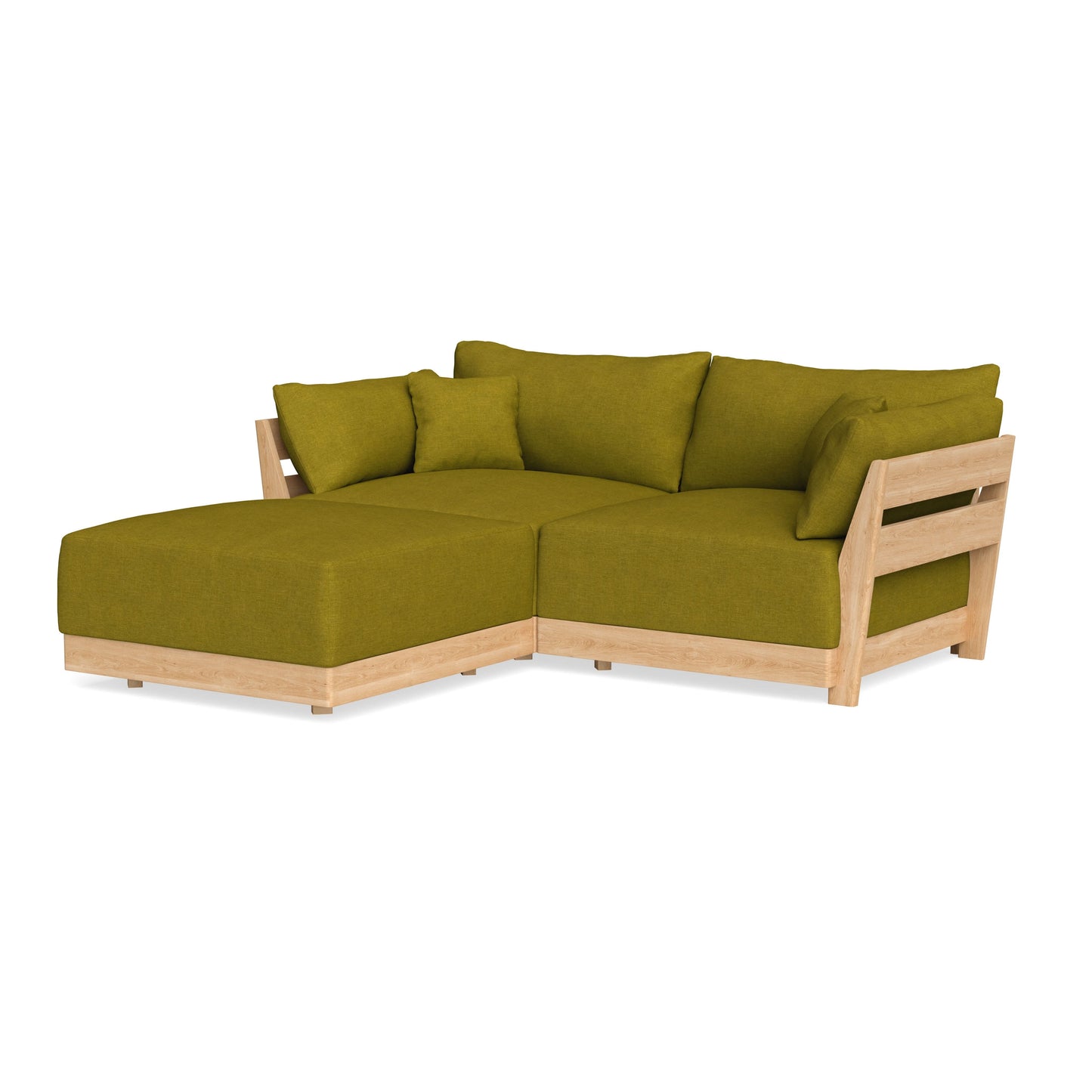 Slipcover Only - Modular Bondi 2-Seater Sectional in Olive Green