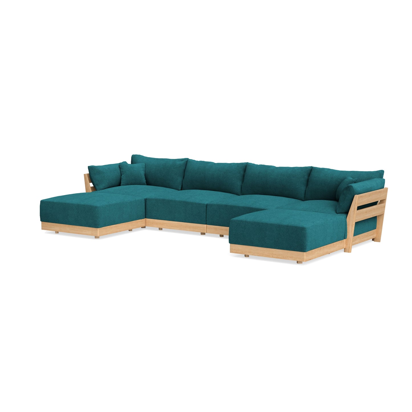 Slipcover Only - Modular Bondi 4-Seater U-Sectional in Ocean