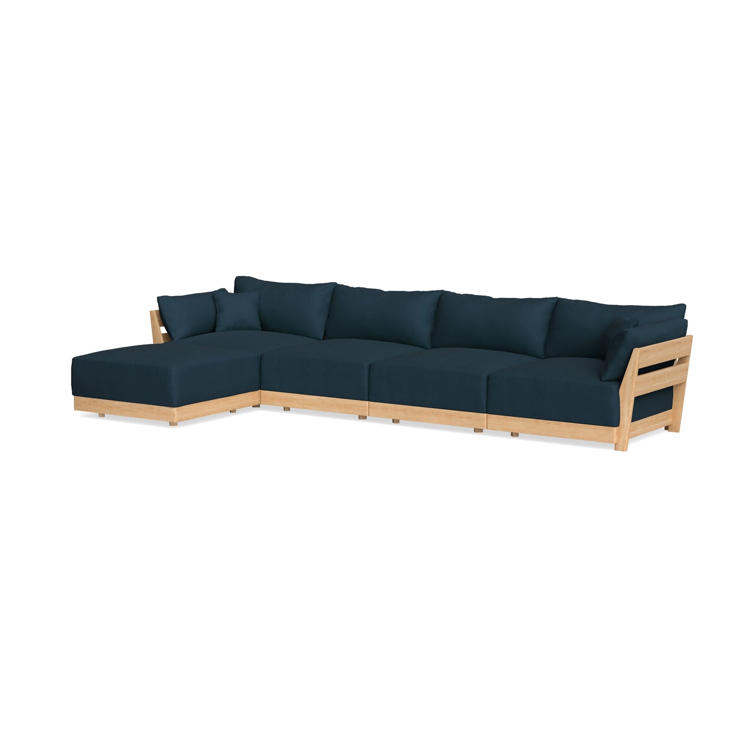 Slipcover Only - Modular Bondi 4-Seater Sectional in Navy Blue