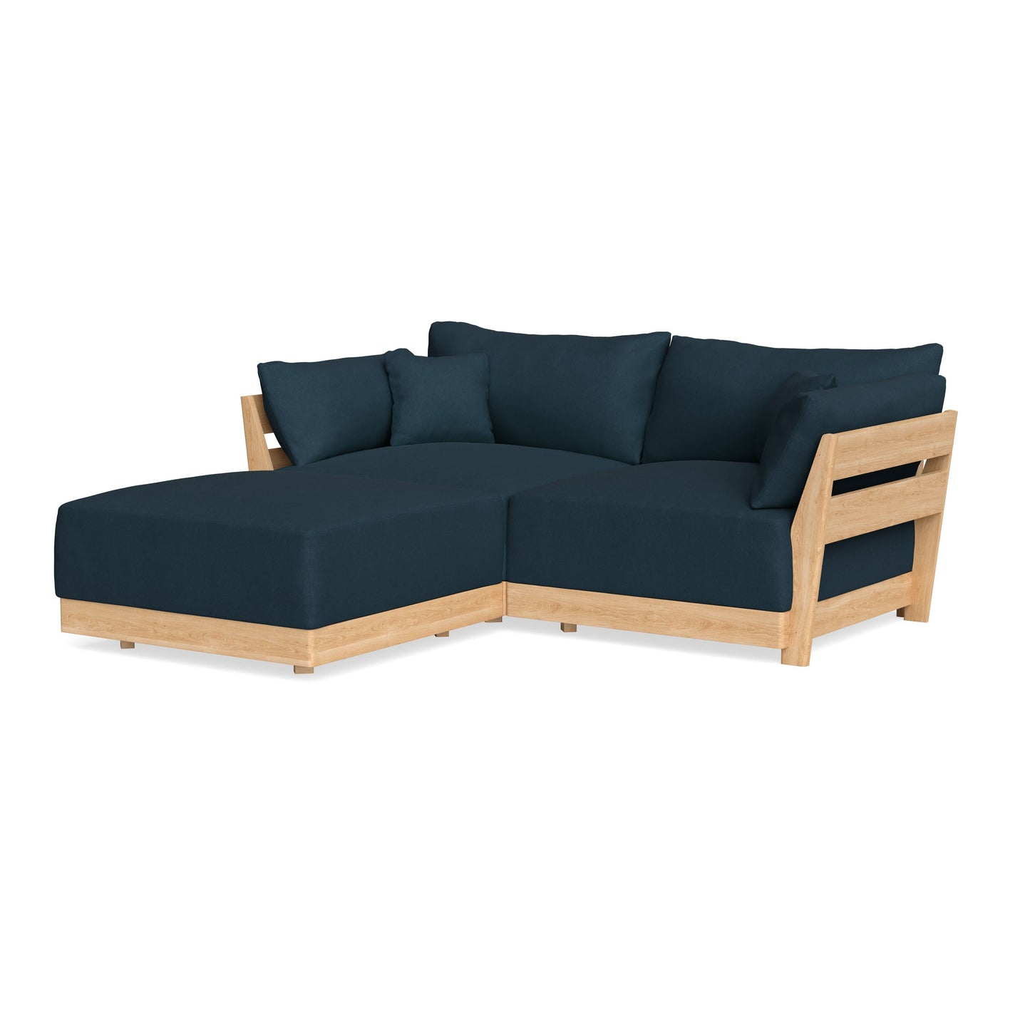 Slipcover Only - Modular Bondi 2-Seater Sectional in Navy Blue