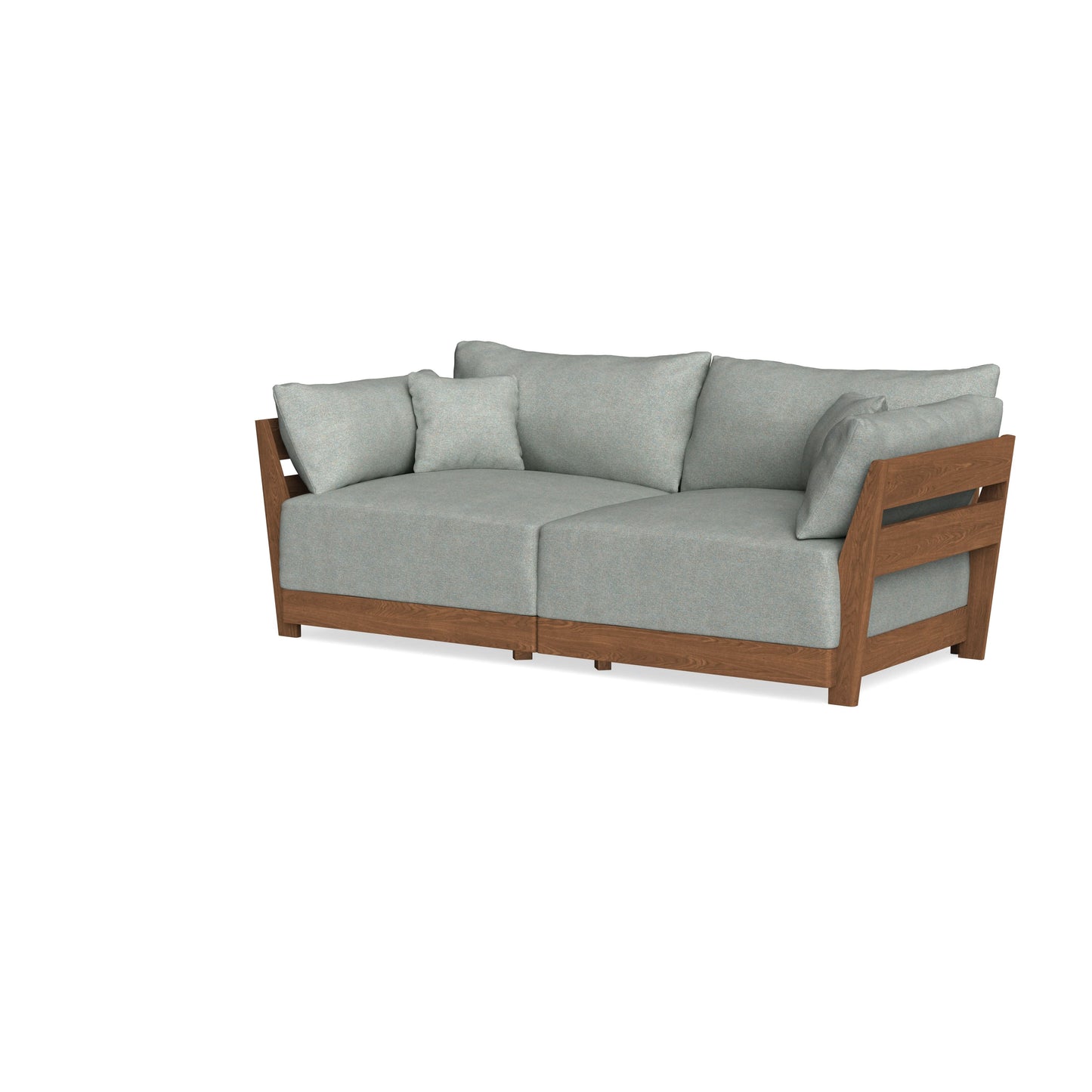 Modular Bondi Espresso 2-Seater Sofa in Spa | Memory Foam Blend
