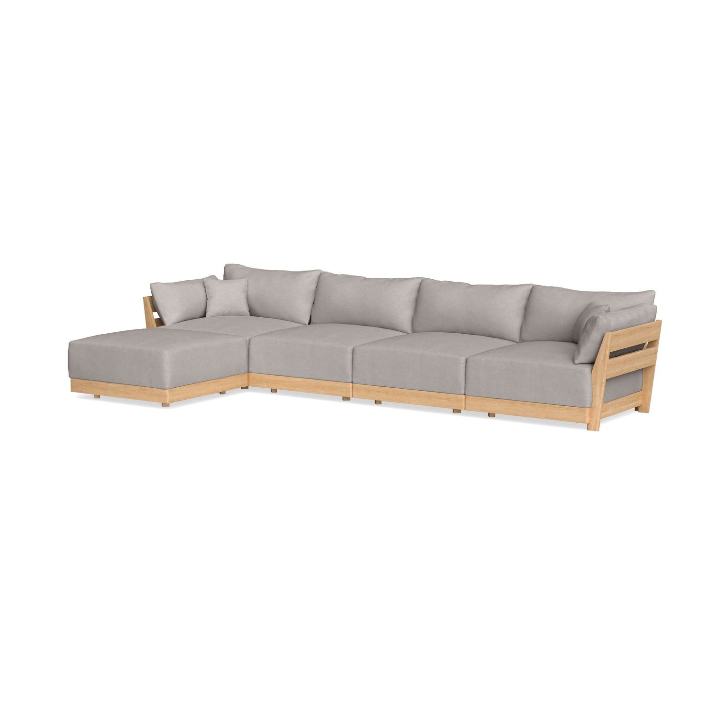 Slipcover Only - Modular Bondi 4-Seater Sectional in Cloud