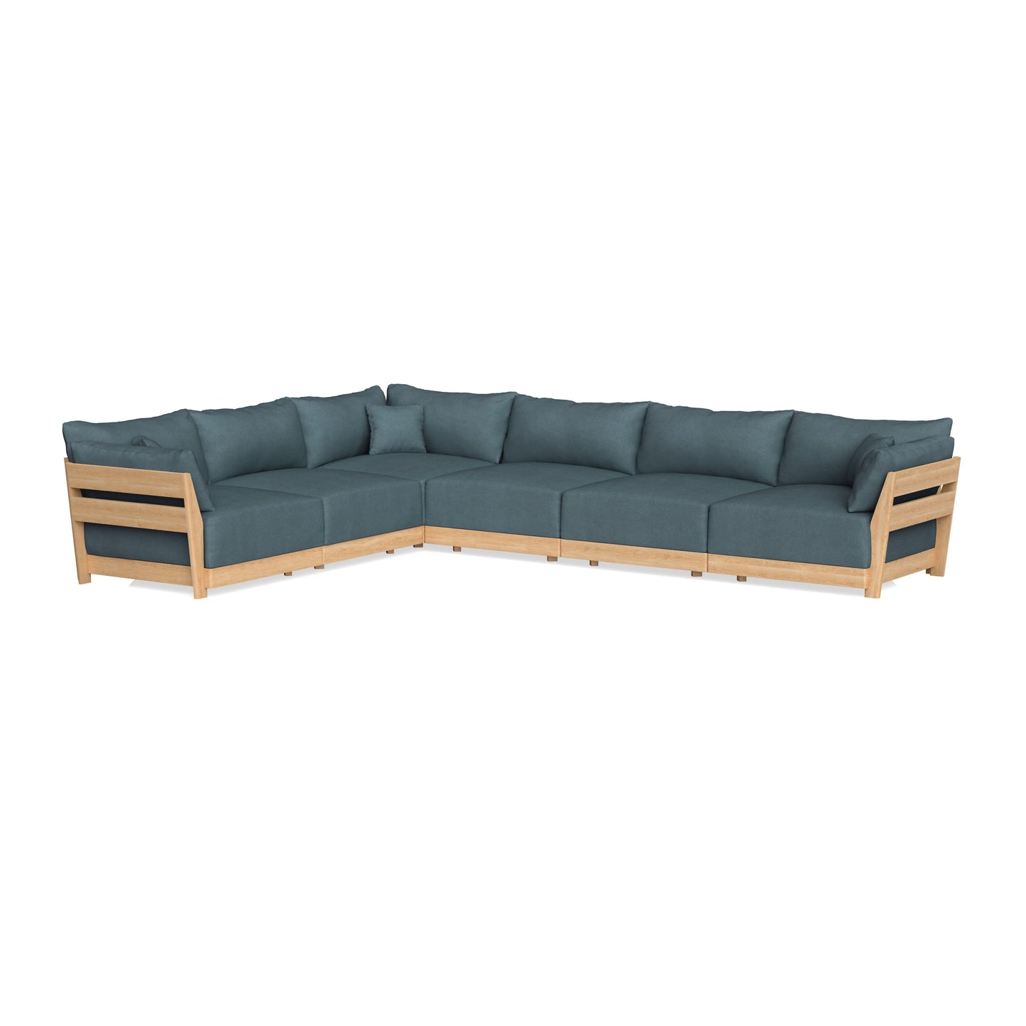Slipcover Only - Modular Bondi 6-Seater Corner Sectional in Slate Blue