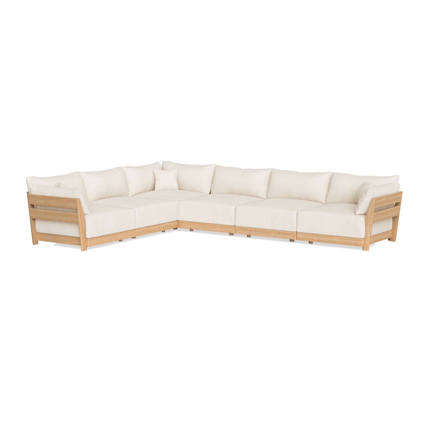 Slipcover Only - Modular Bondi 6-Seater Corner Sectional in Powder