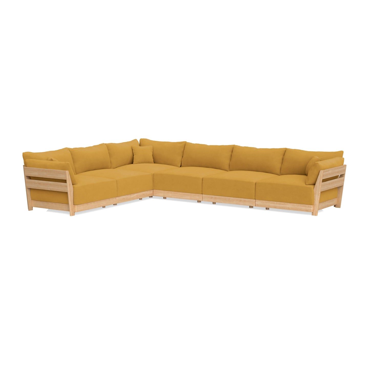 Slipcover Only - Modular Bondi 6-Seater Corner Sectional in Honey