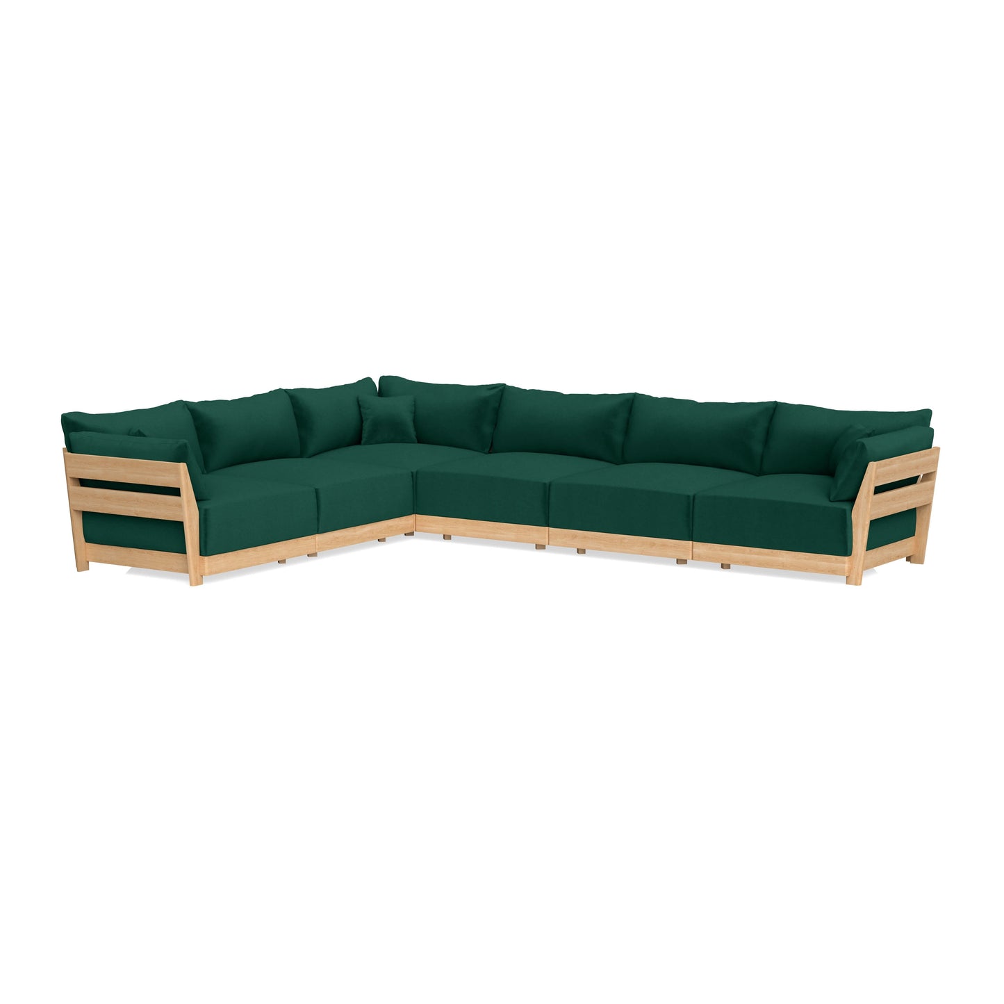Slipcover Only - Modular Bondi 6-Seater Corner Sectional in Evergreen