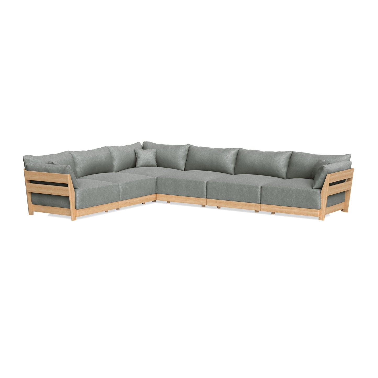 Slipcover Only - Modular Bondi 6-Seater Corner Sectional in Storm Gray