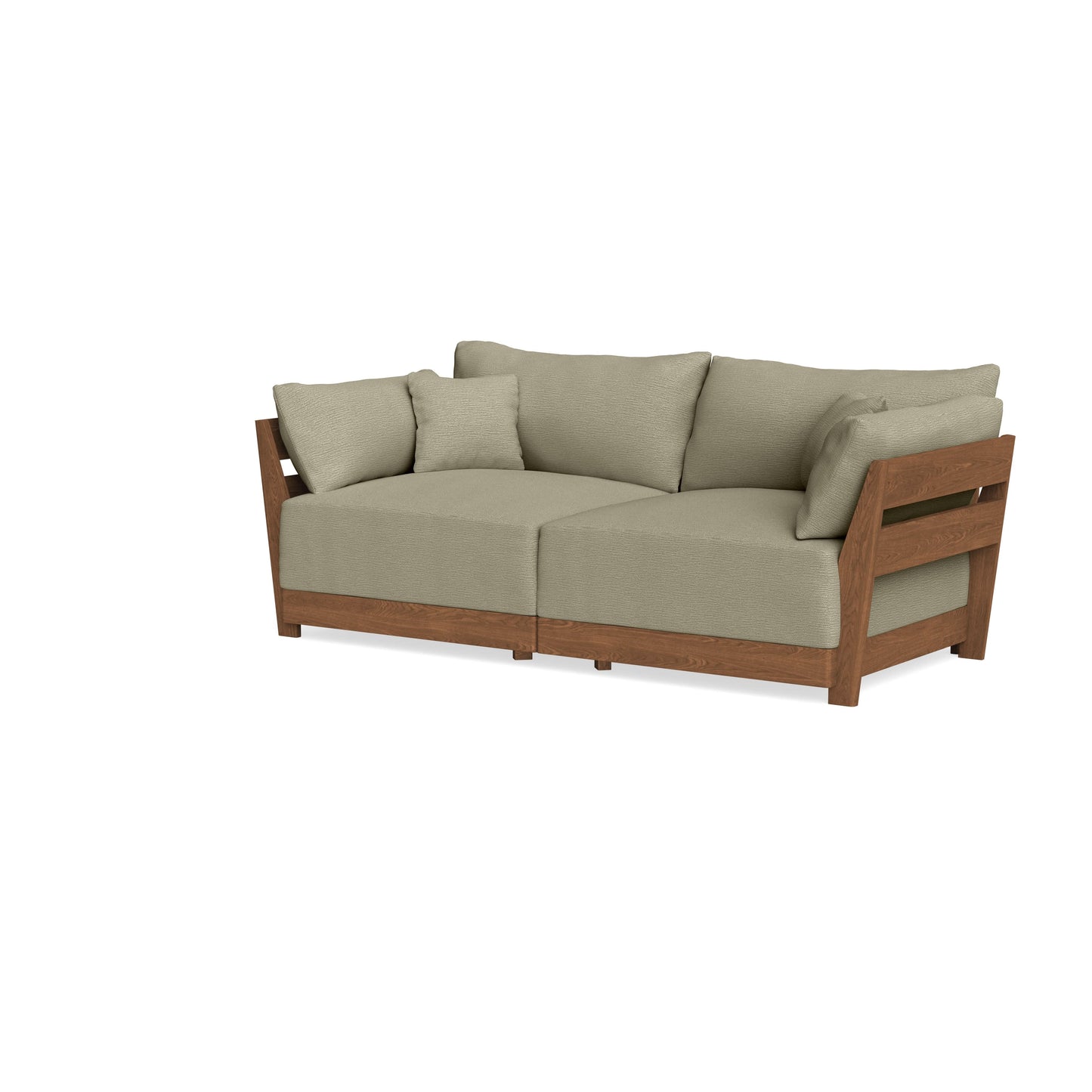 Modular Bondi Espresso 2-Seater Sofa in Cappuccino | Classic Blend