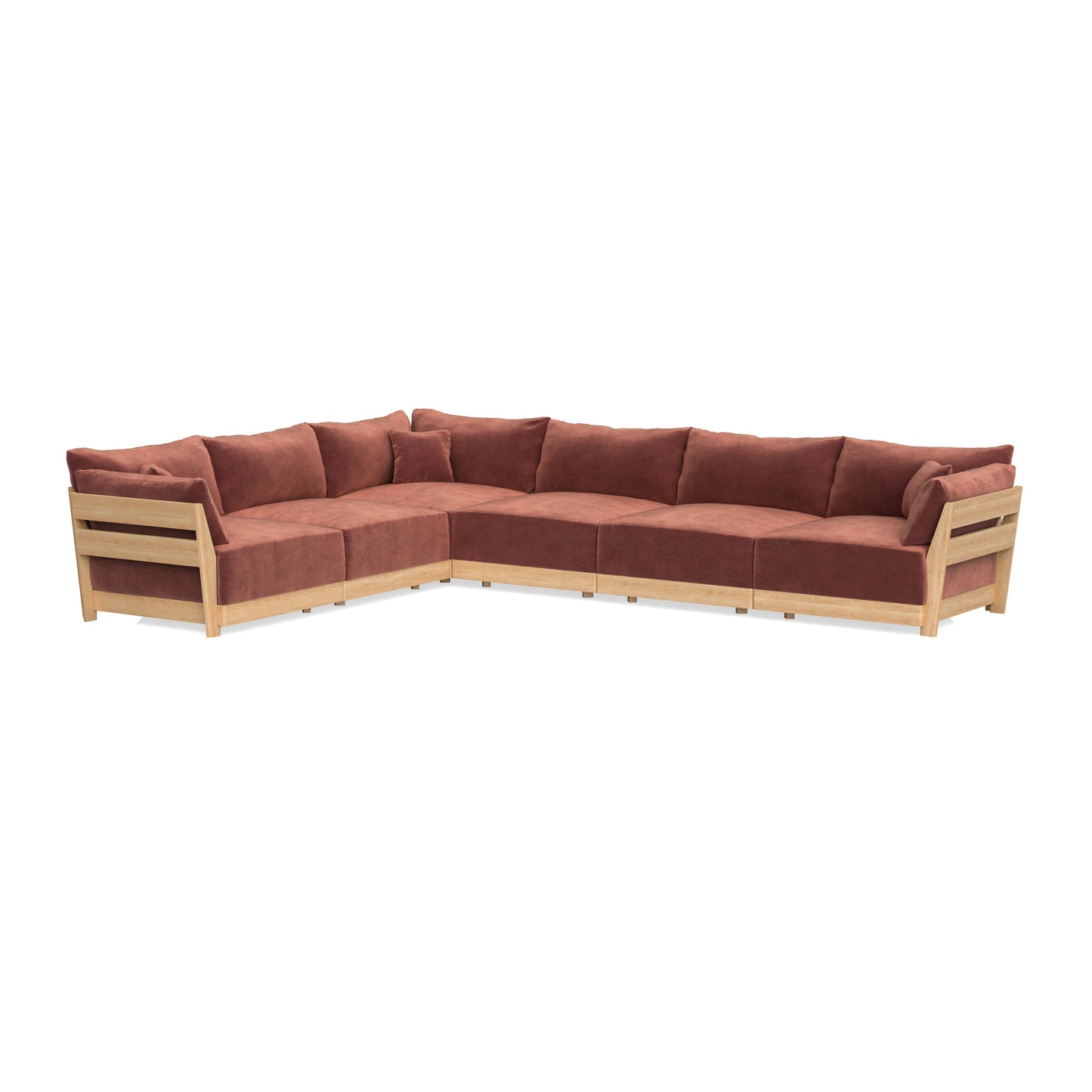 Slipcover Only - Modular Bondi 6-Seater Corner Sectional in Spice