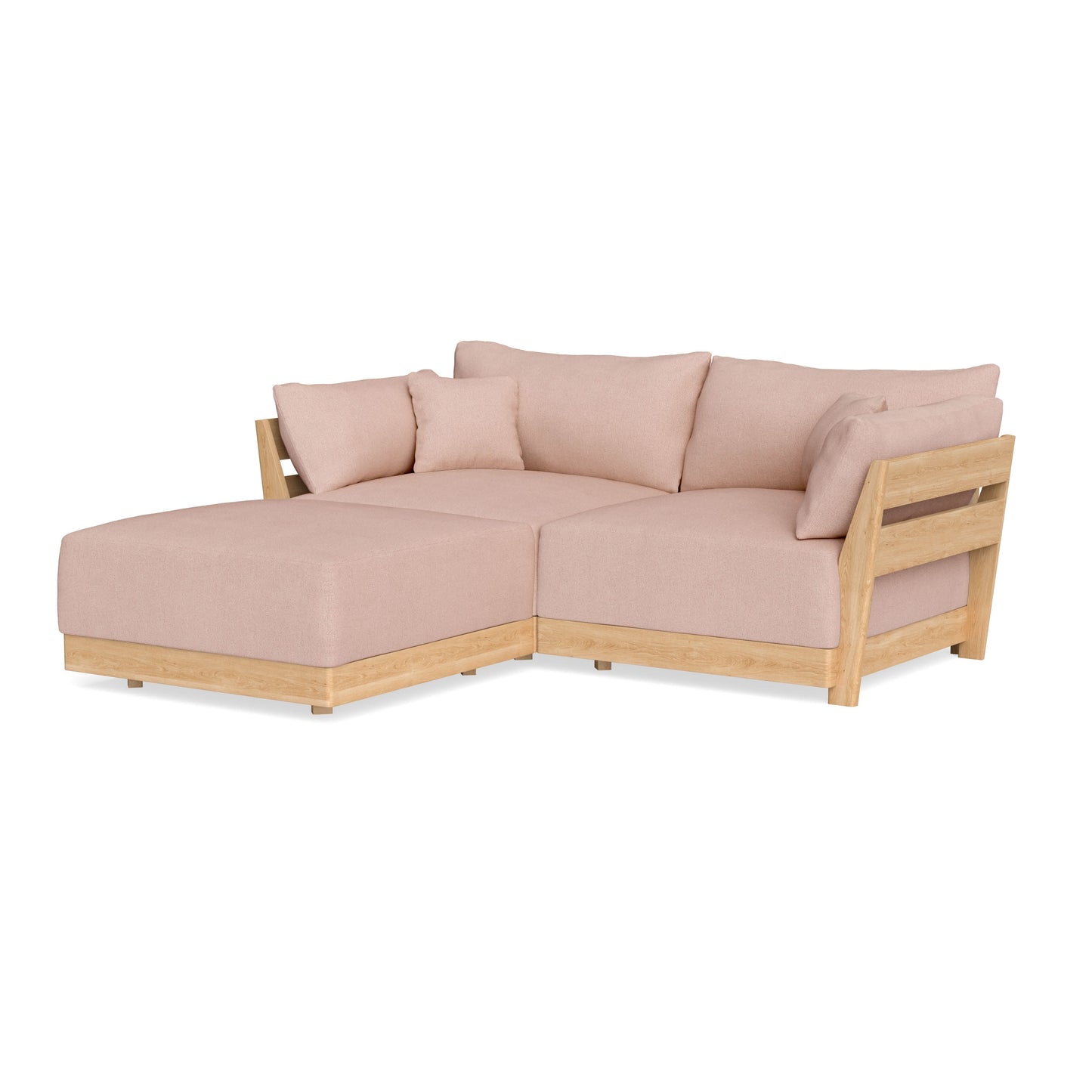 Slipcover Only - Modular Bondi 2-Seater Sectional in Rose Quartz