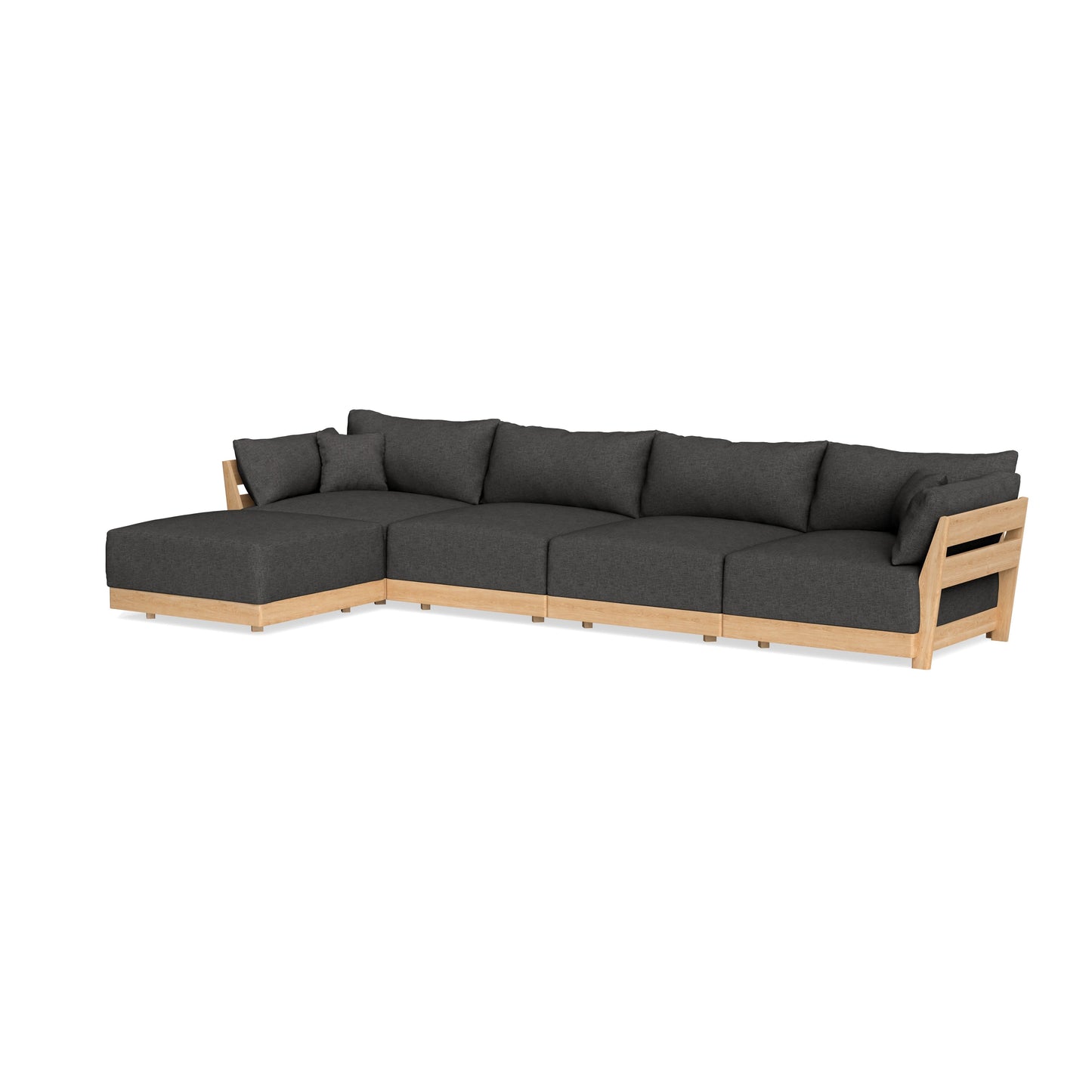 Slipcover Only - Modular Bondi 4-Seater Sectional in Graphite
