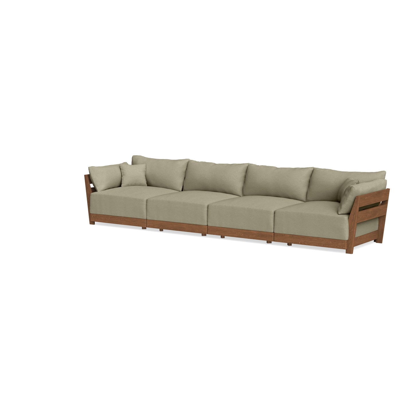 Modular Bondi Espresso 4-Seater Sofa in Cappuccino | Classic Blend