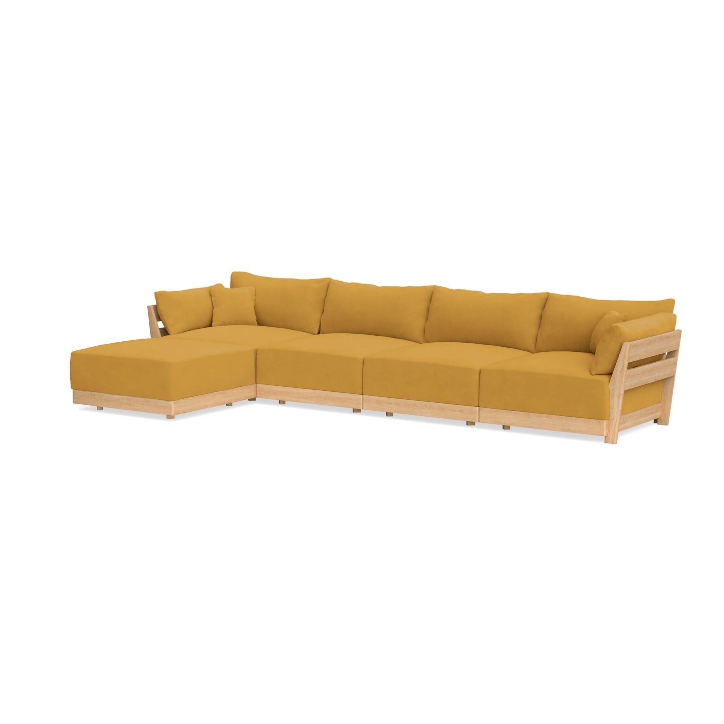 Slipcover Only - Modular Bondi 4-Seater Sectional in Honey