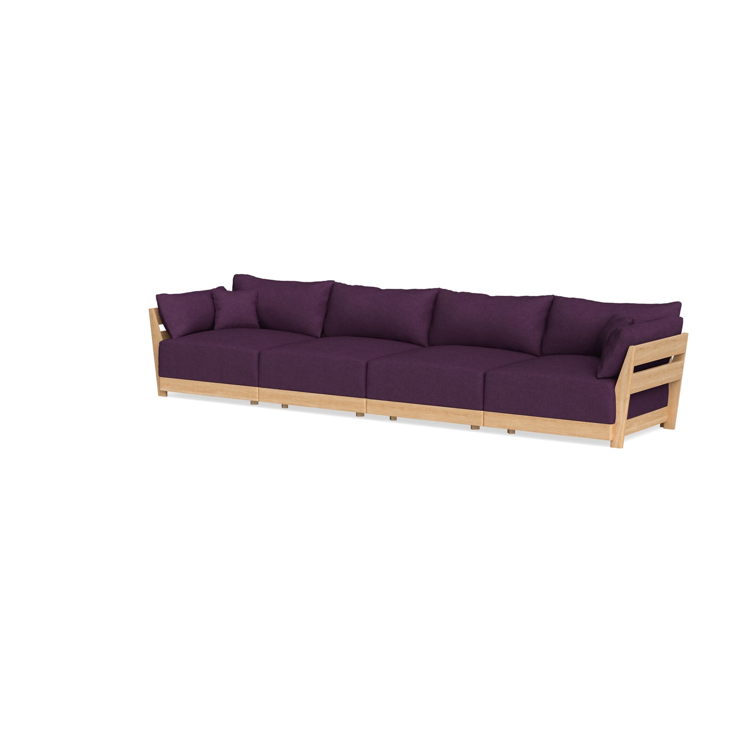 Slipcover Only - Modular Bondi 4-Seater Sofa in Aubergine