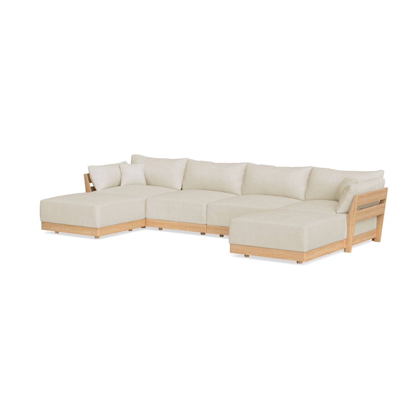 Slipcover Only - Modular Bondi 4-Seater U-Sectional in Mascarpone