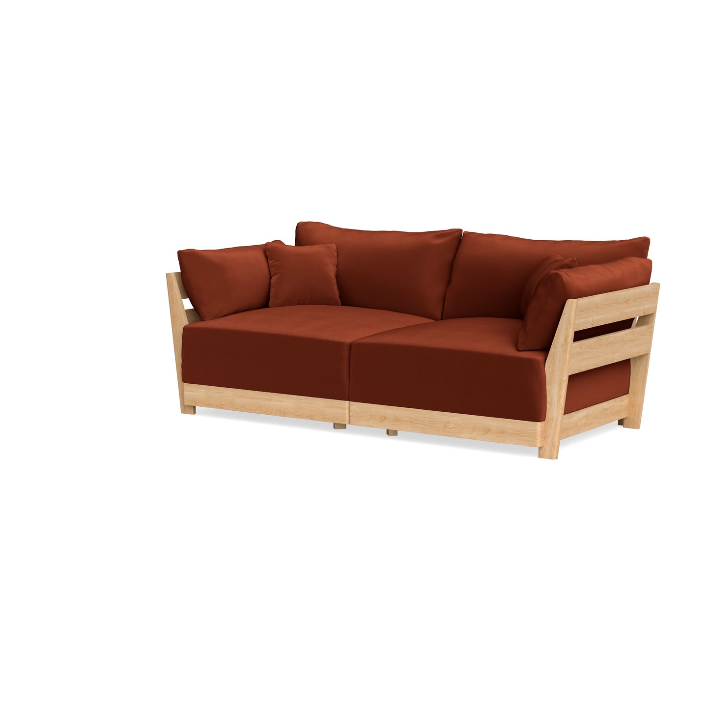 Slipcover Only - Modular Bondi 2-Seater Sofa in Rust