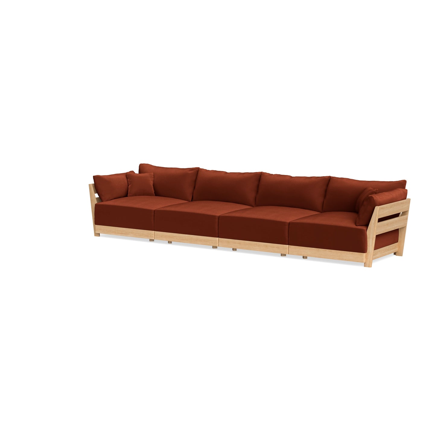 Slipcover Only - Modular Bondi 4-Seater Sofa in Rust