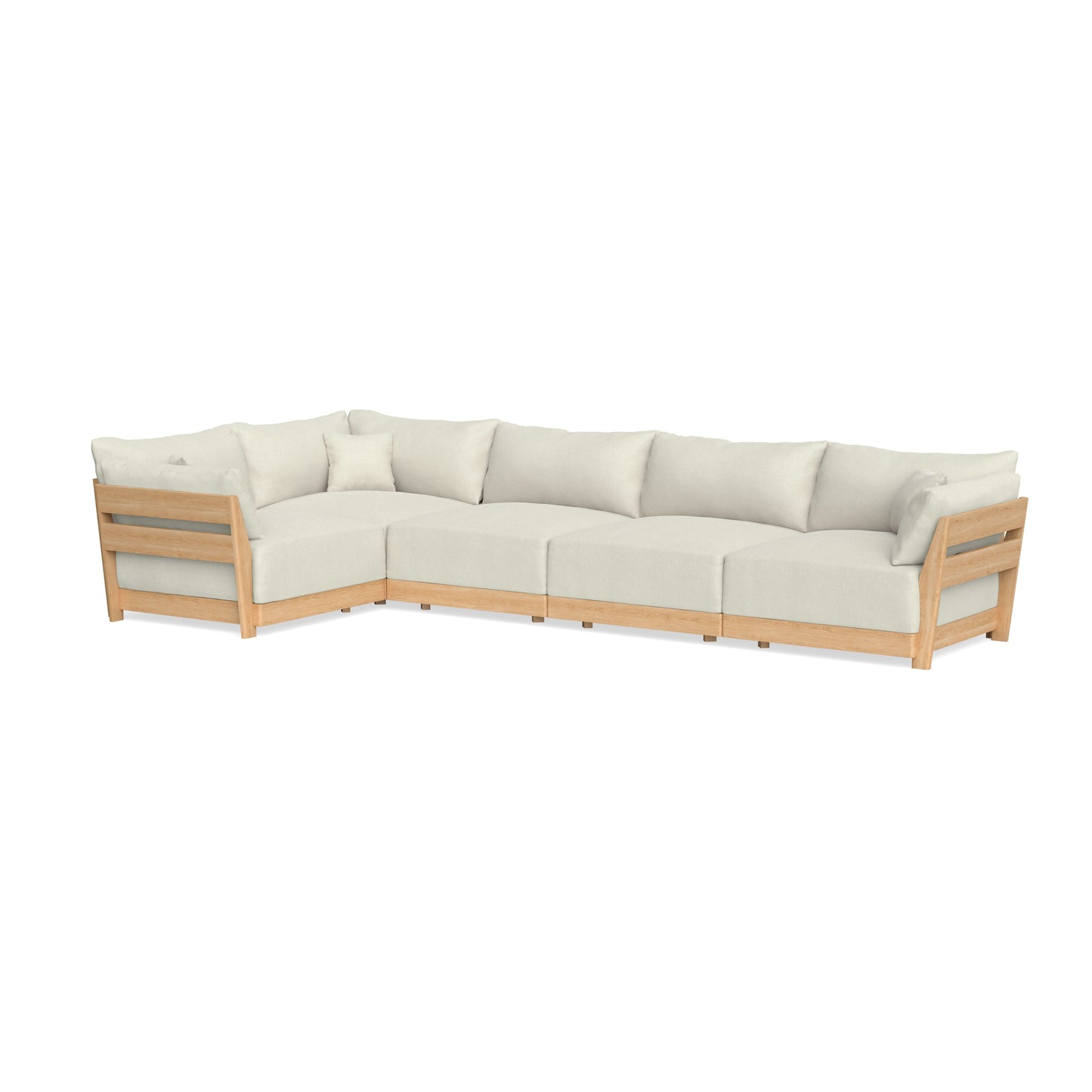 Slipcover Only - Modular Bondi 5-Seater L-Sectional in Eggshell