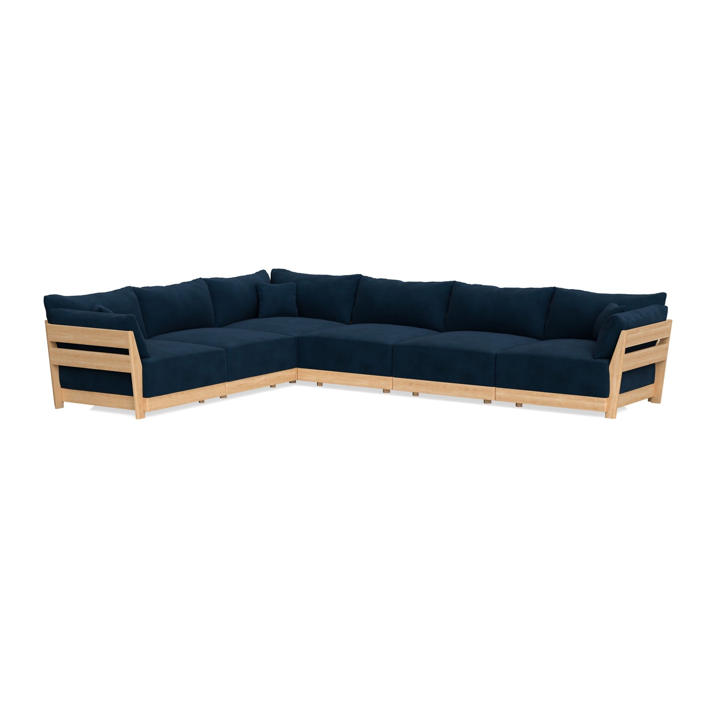 Slipcover Only - Modular Bondi 6-Seater Corner Sectional in Royal Blue
