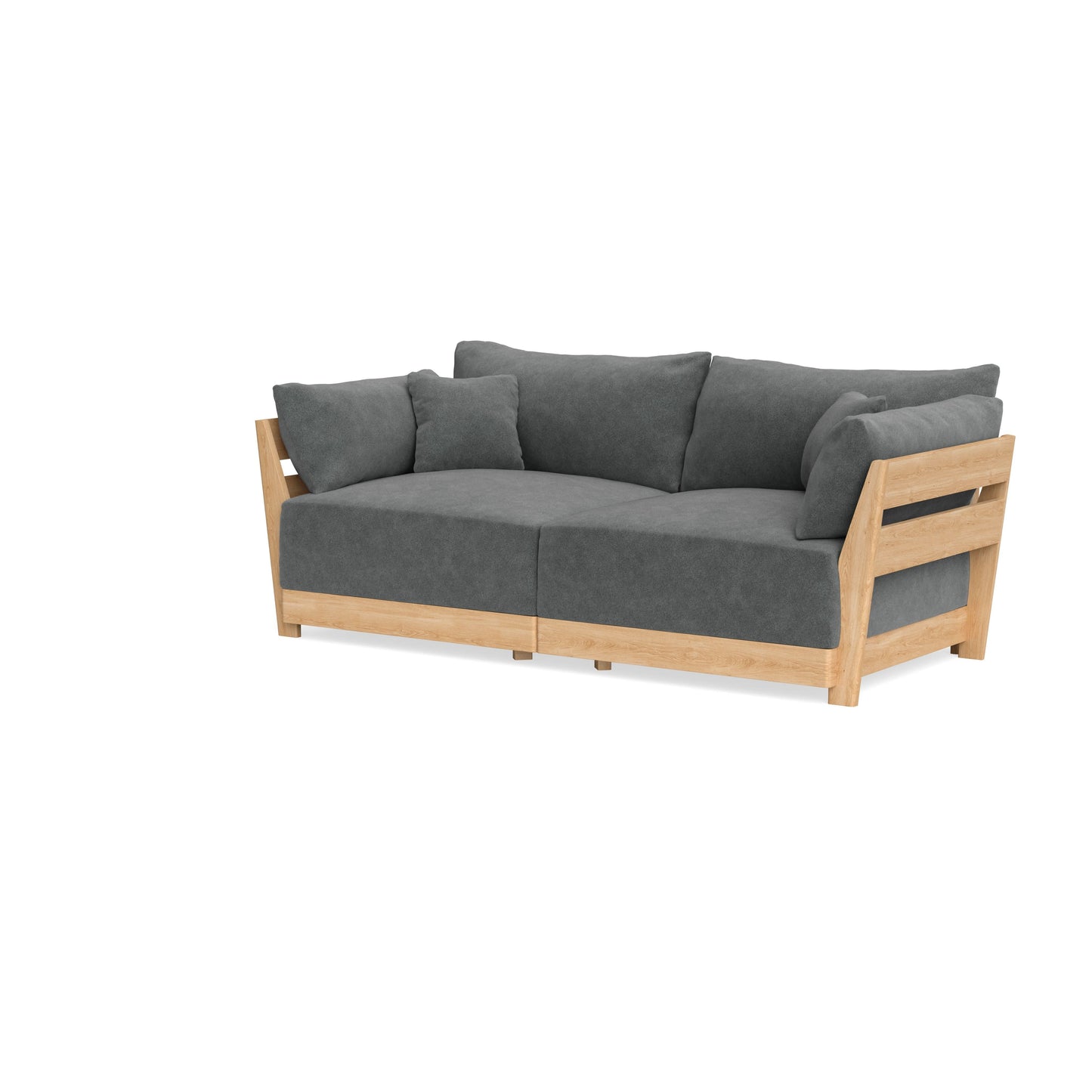 Slipcover Only - Modular Bondi 2-Seater Sofa in Chimney Gray