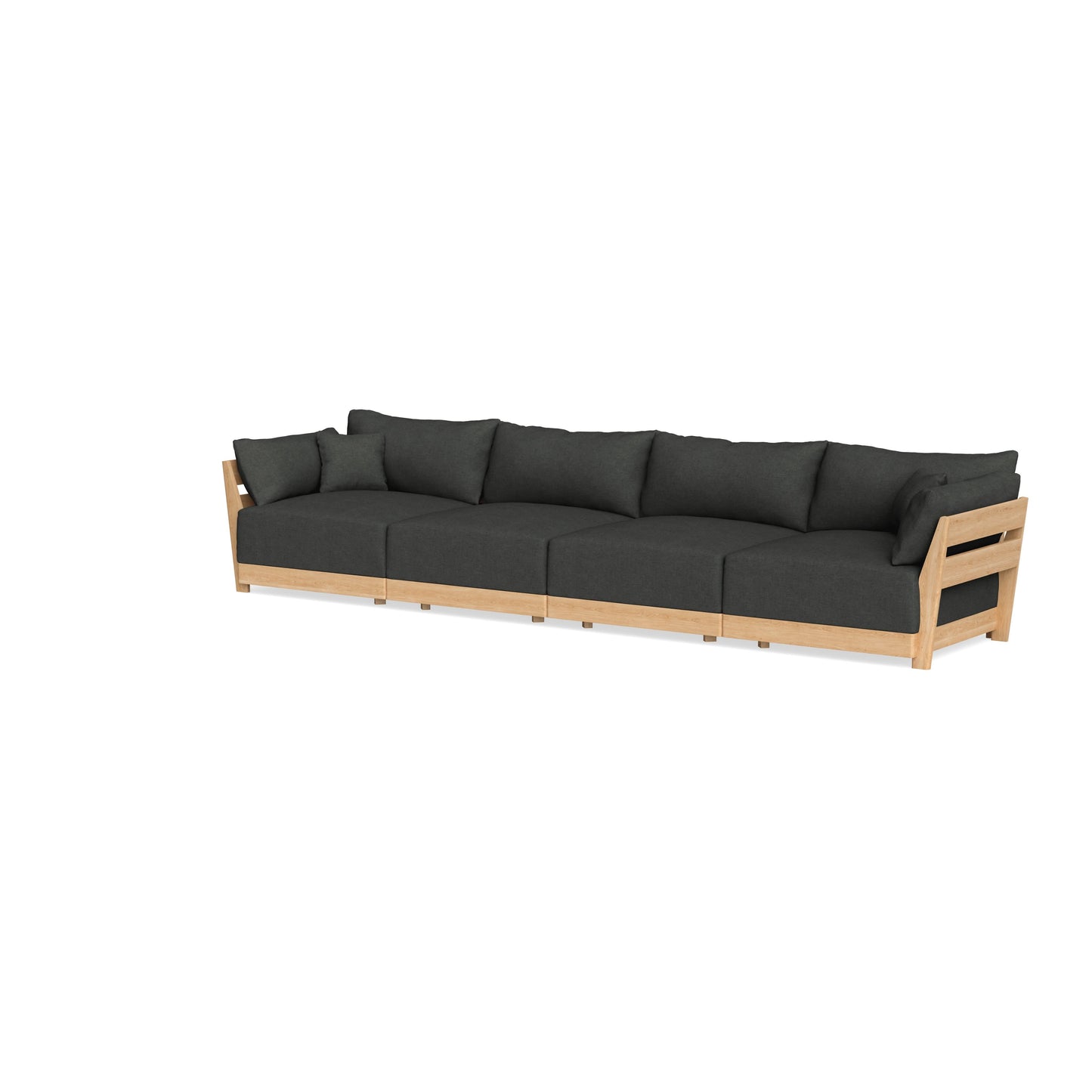 Slipcover Only - Modular Bondi 4-Seater Sofa in Raven Gray